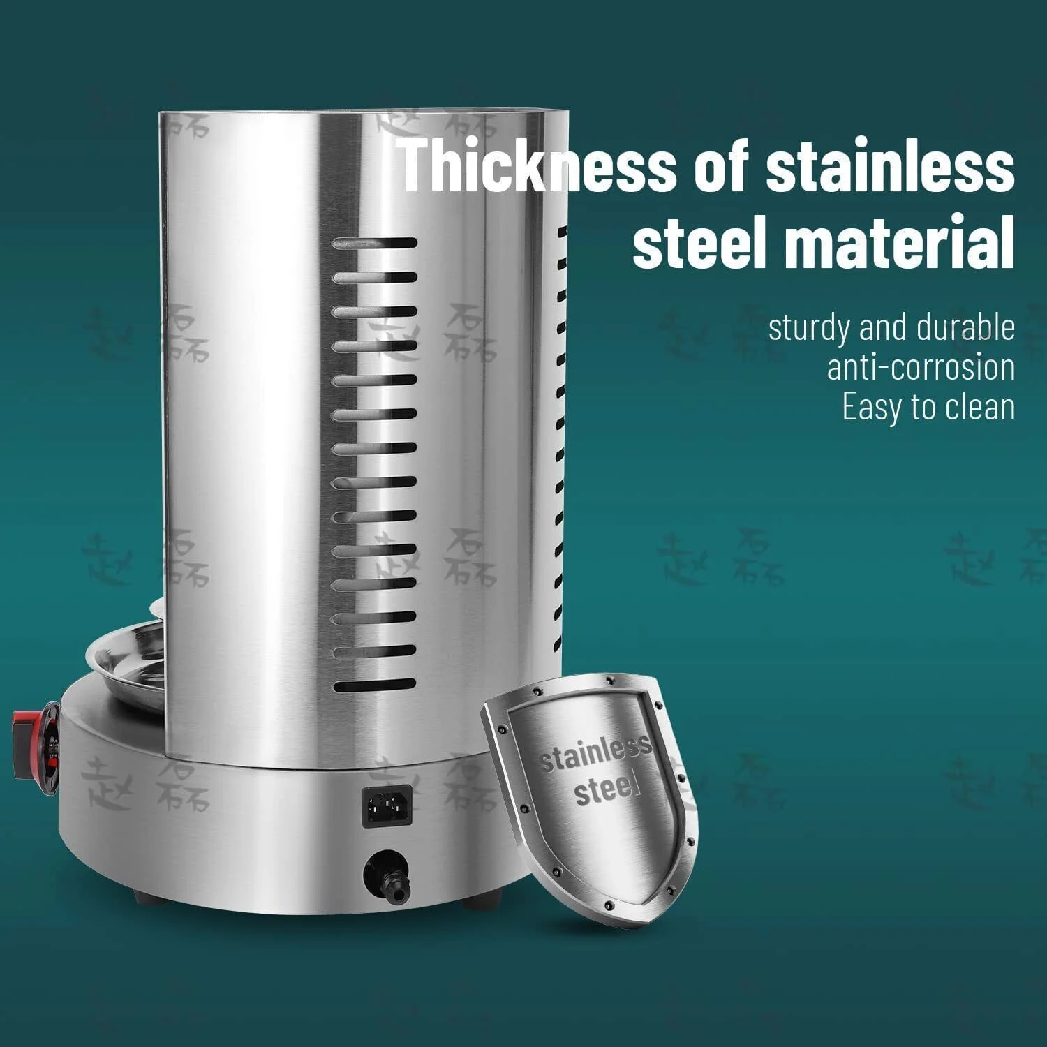 Vertical Gas Broiler Shawarma Machine Doner Kebab Gyro Broiler Shawarma Machine