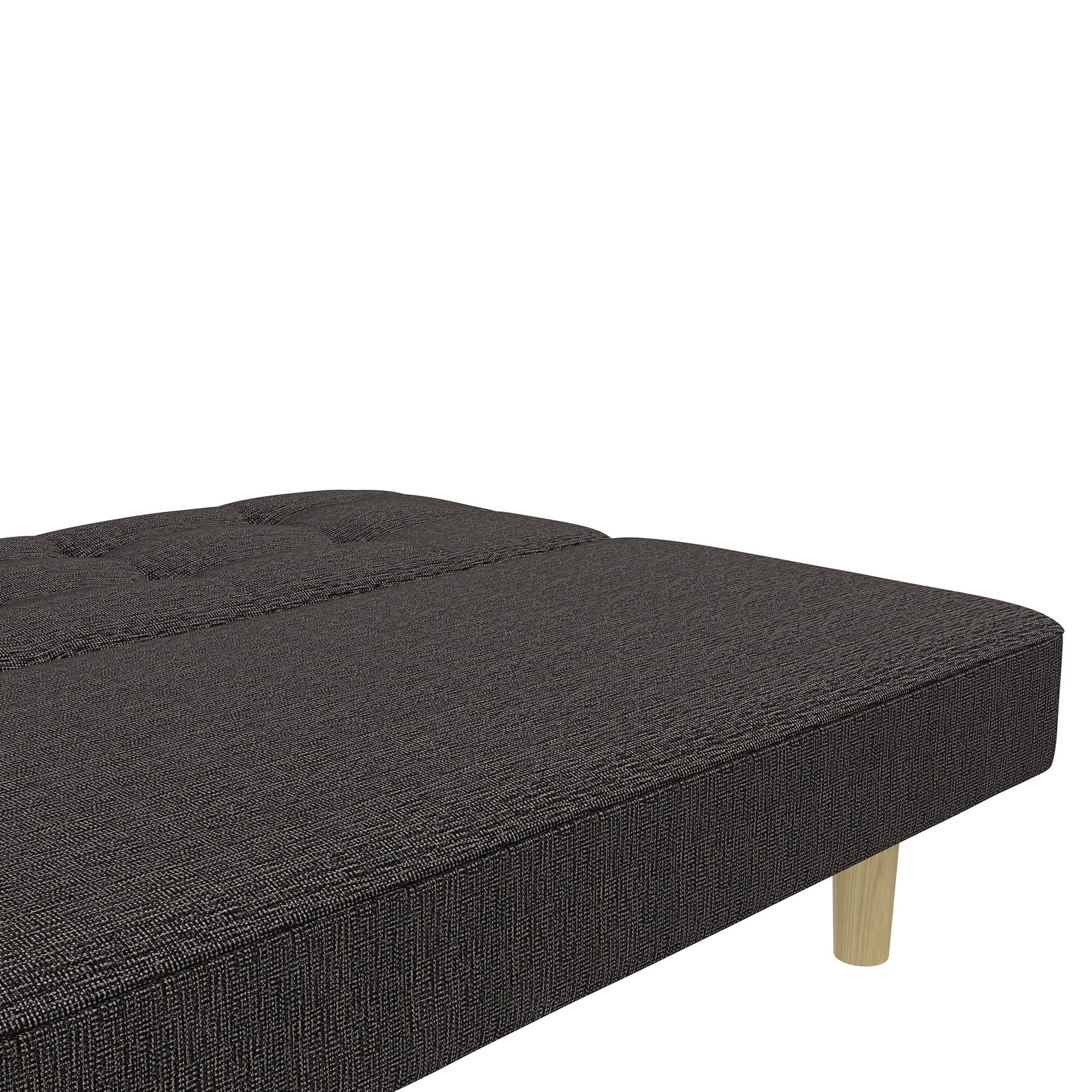 Queer Eye Tamlin Futon, Couch and Sleeper, Gray Linen