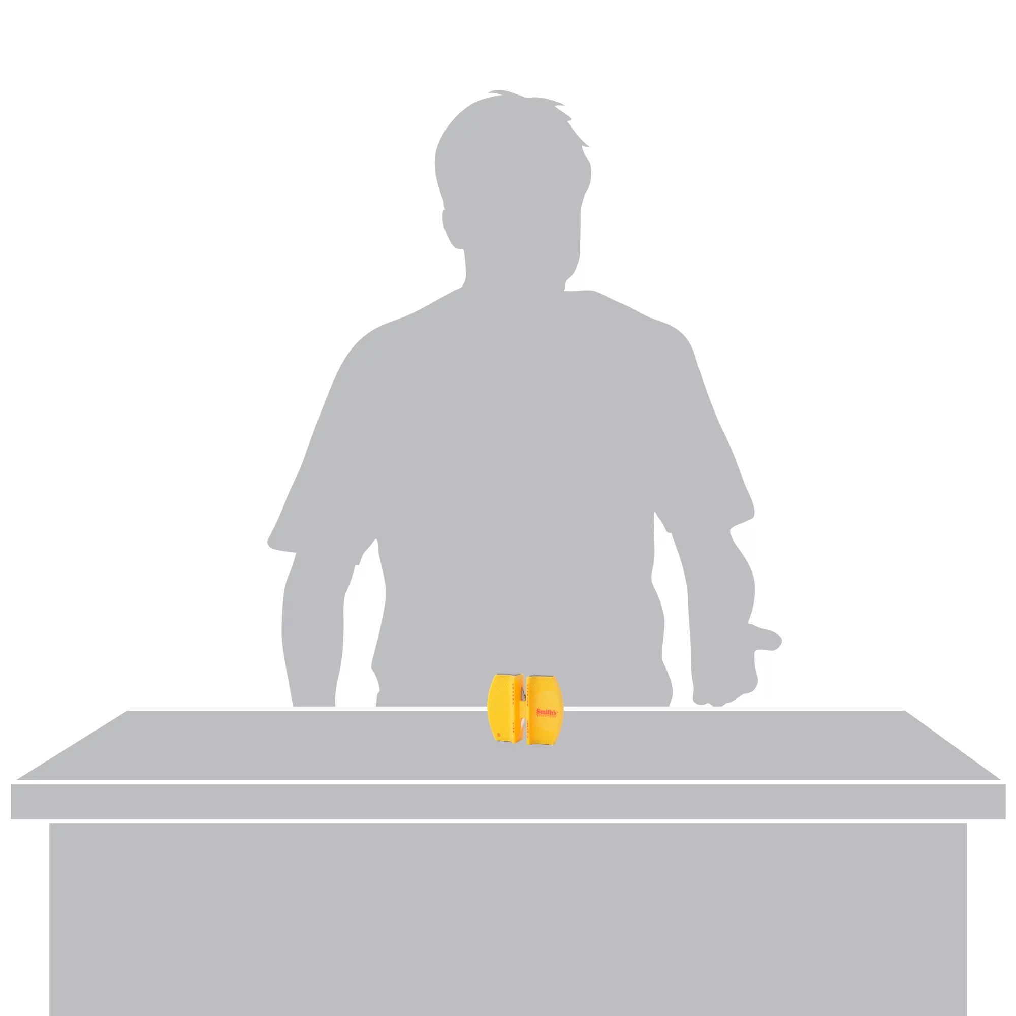 Smiths Products CCKS 2 Step Sharpener Tungsten Carbide and Ceramic Fine, Coarse