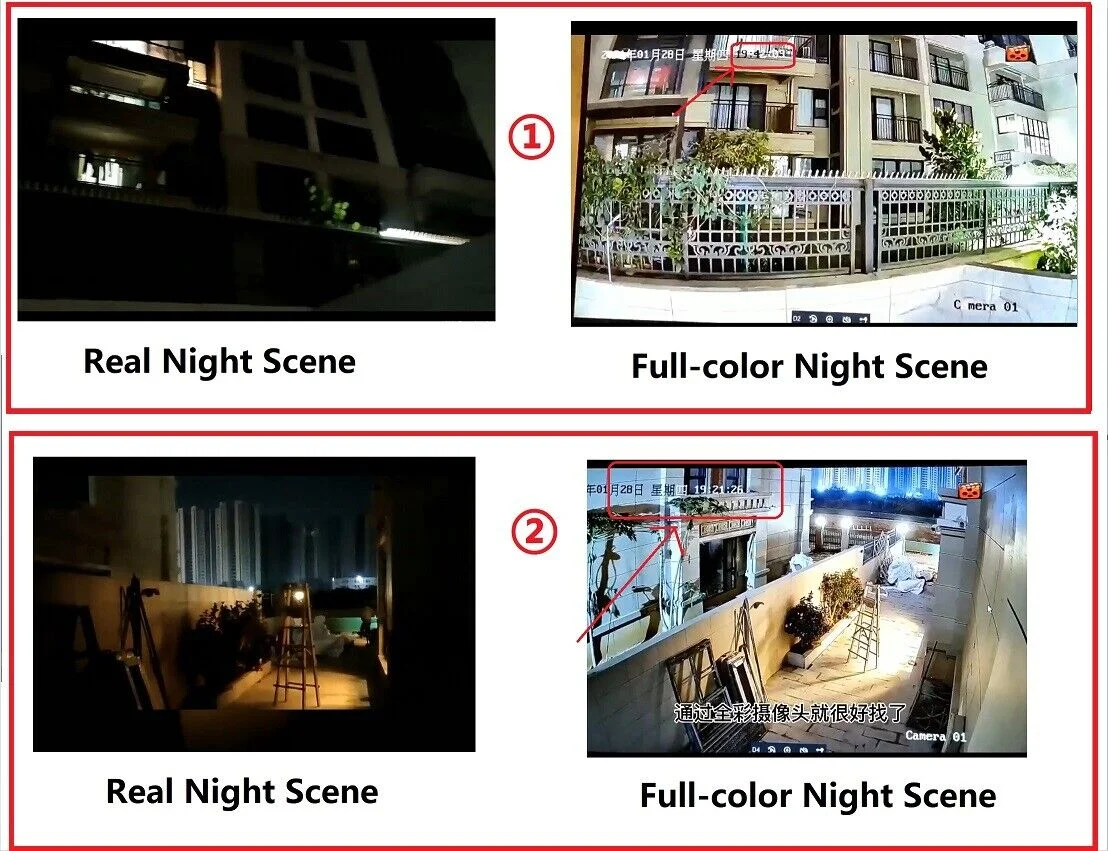 Full Colour Night Vision 1080P HD Outdoor WiFi Wireless Security Camera for Home