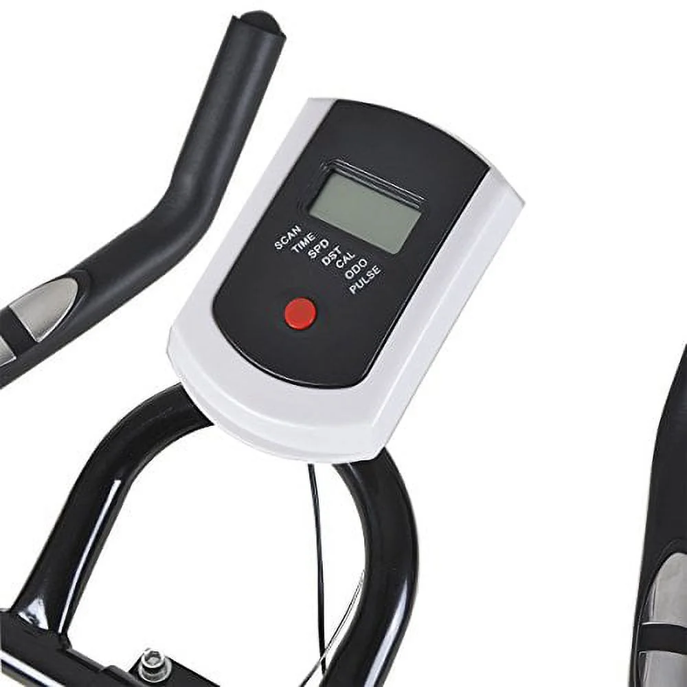 Indoor Cycling Trainer Exercise Bike Cycling Twisting Exercise Bike Equipment（White）