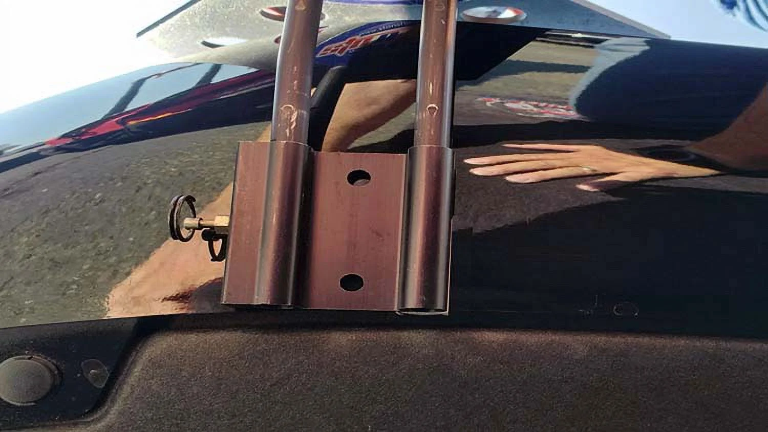 STO N SHO Front License Plate Bracket Compatible with 2022 Genesis GV70 Advanced/Prestige (SNS290)