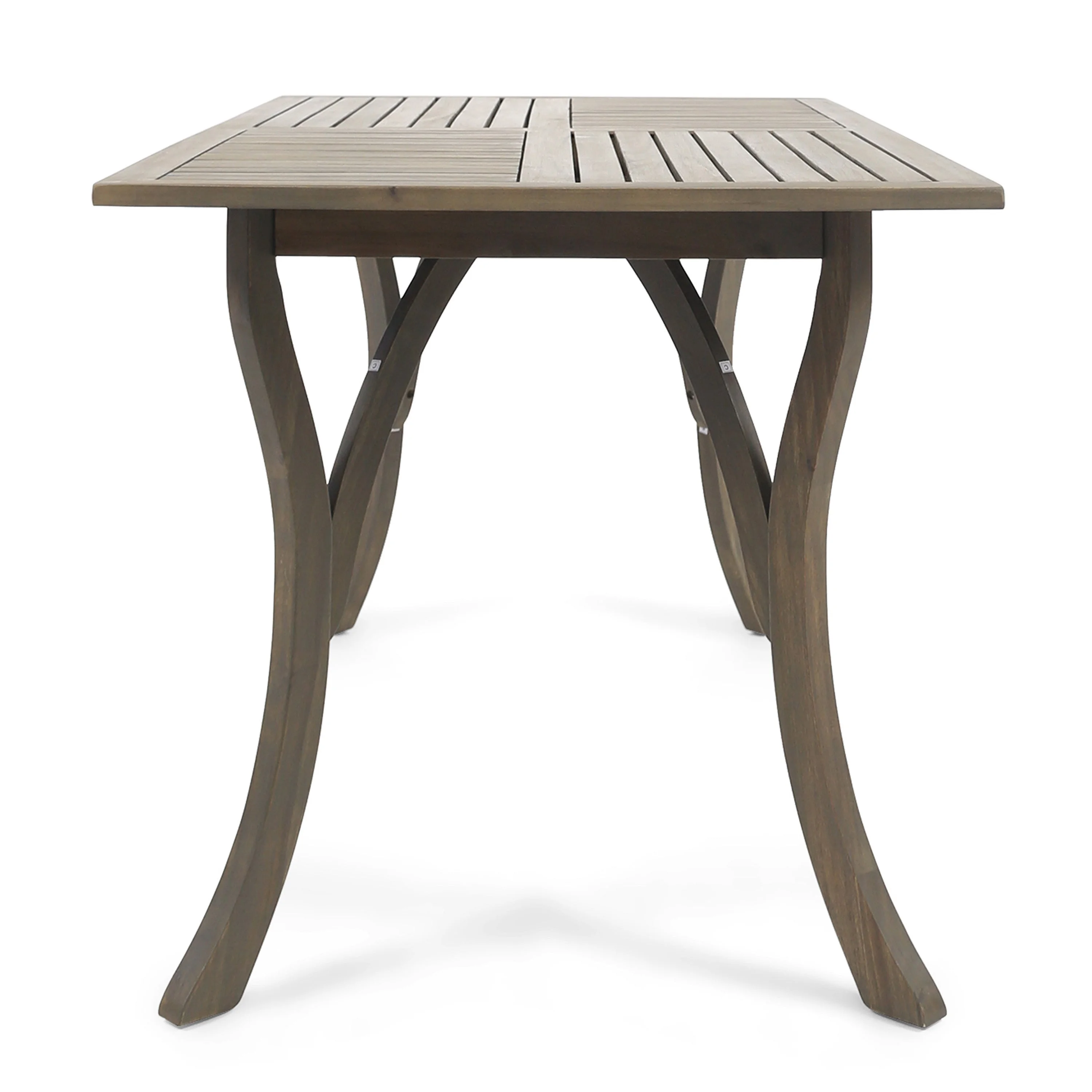 Craya Patio Wood Dining Table -  Gray