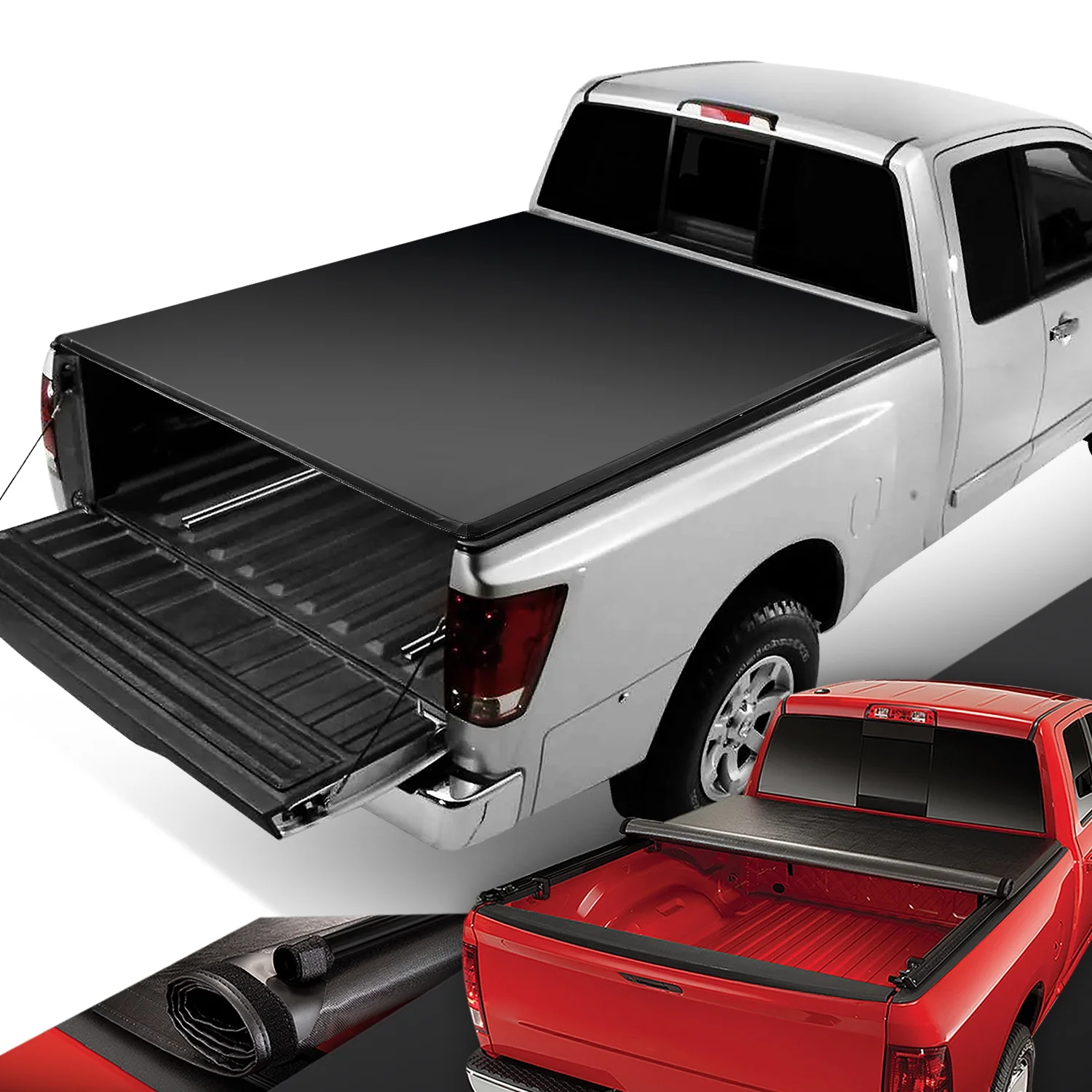 DNA Motoring TTC-RU-047 for 2004 to 2015 Nissan Titan 5' 7
