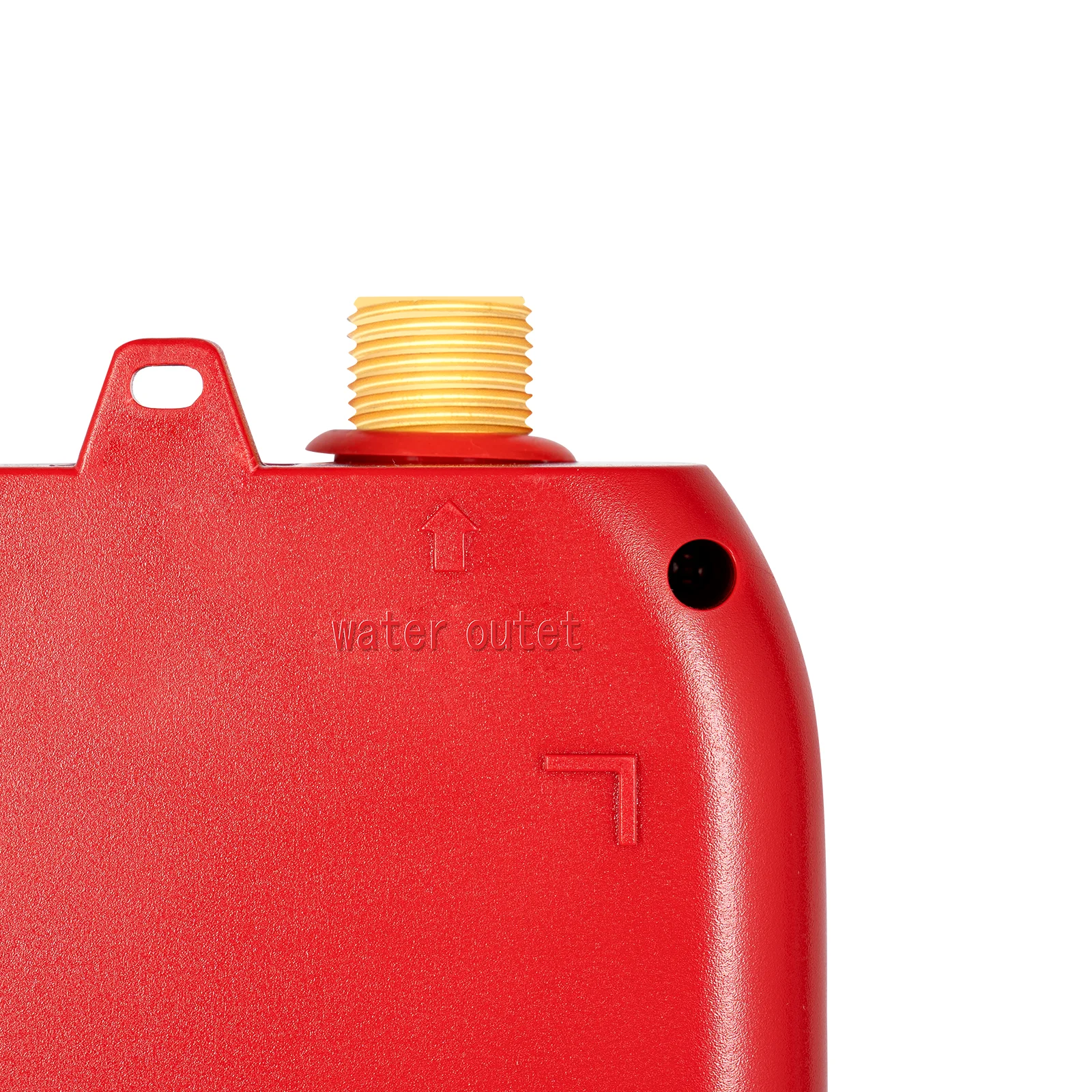 110V 3000W Mini Electric Tankless Instant Hot Water Heater Bathroom Kitchen Red 20-50℃/68-122℉