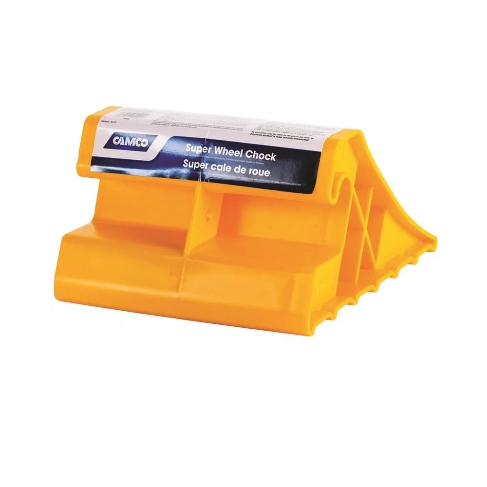 Camco 44492 Super Wheel Chock, Plastic, Each