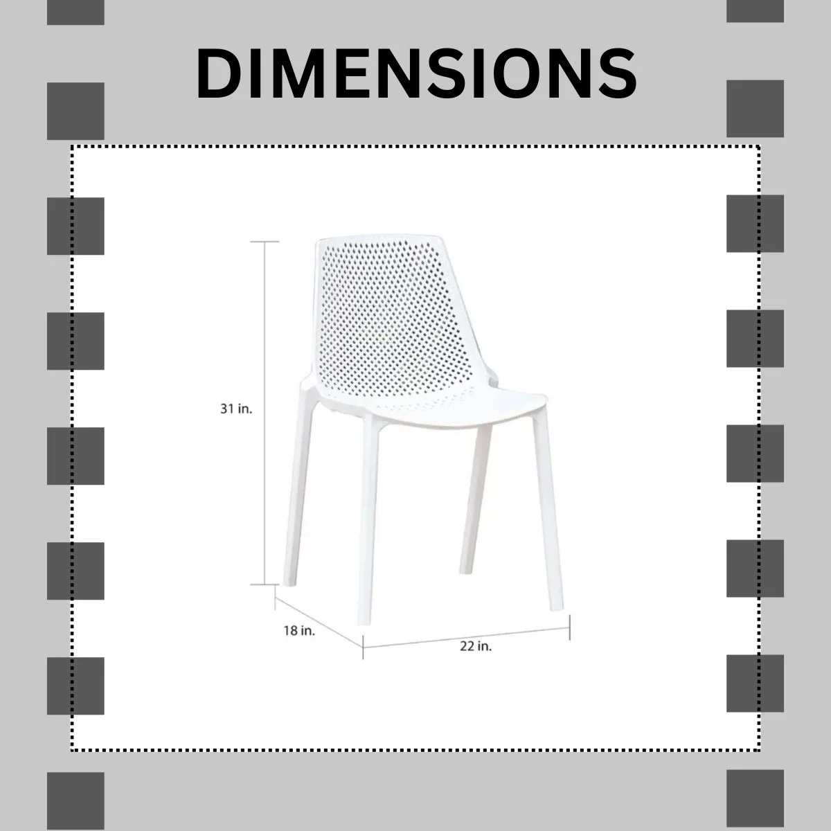 Amazonia Taigun 5-Piece 100% FSC Teak Finish Wood Rectangular Patio Dining Set, Grey