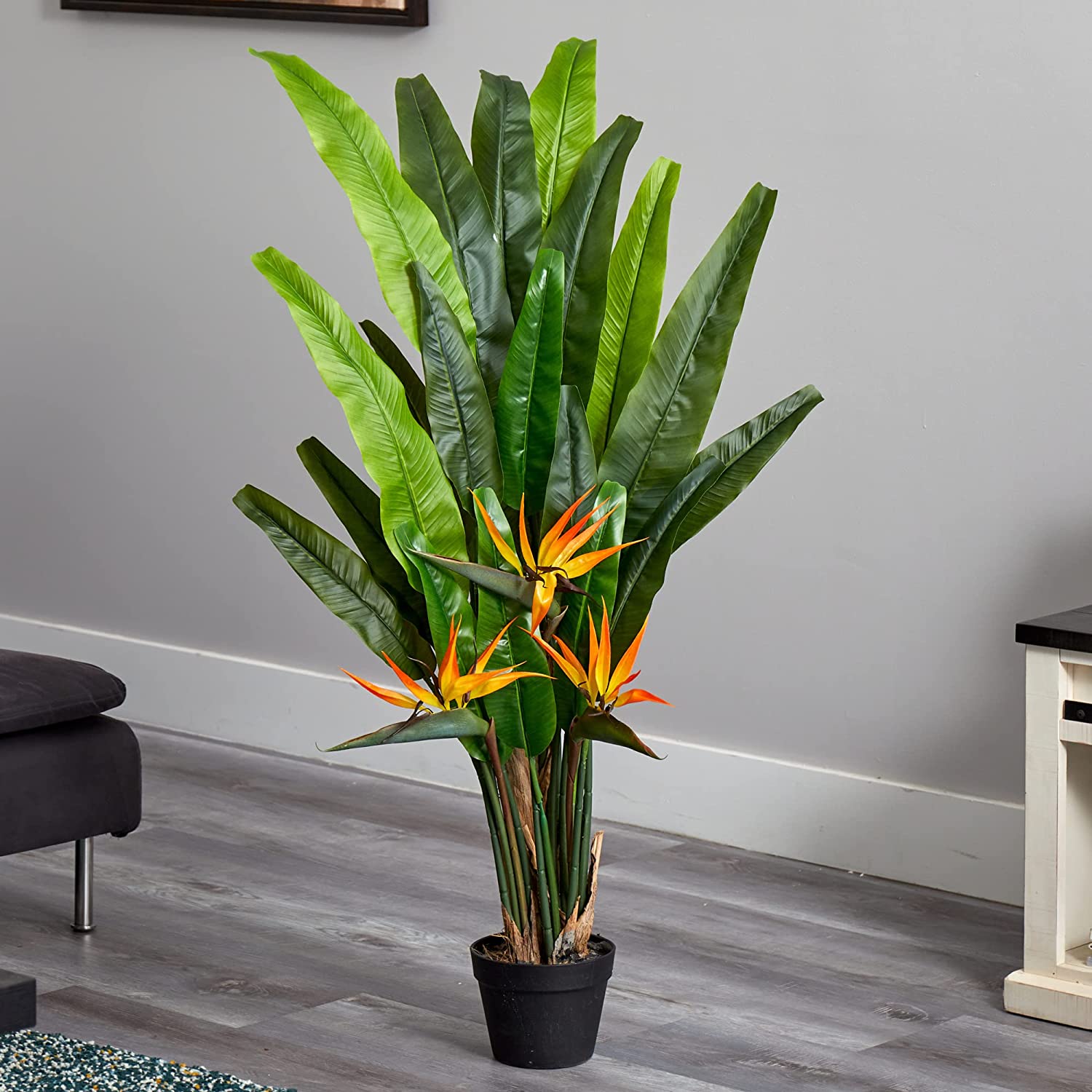 HYUN 4.5ft. Bird of Paradise Artificial Plant