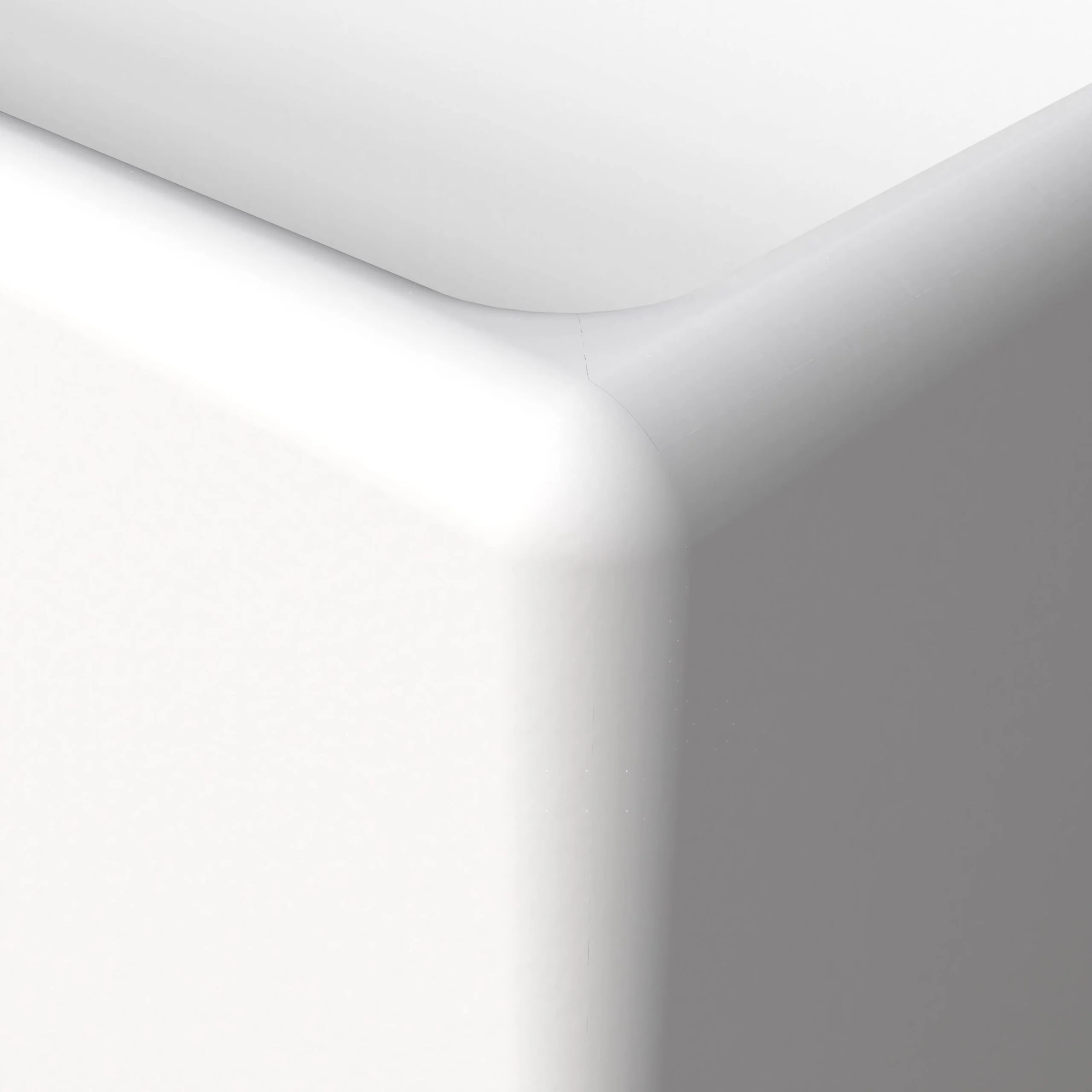 LeisureMod Thistle Fiberstone and MGO Clay Rectangular Planter White 28