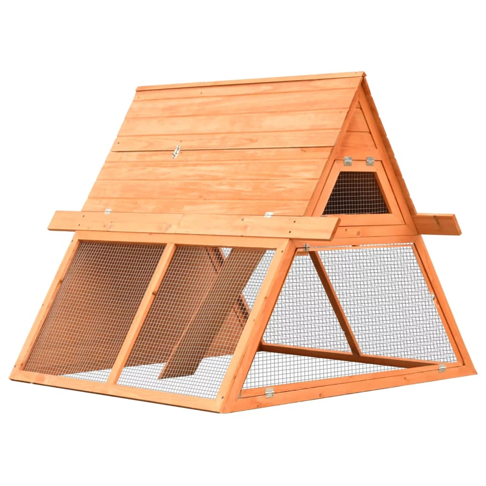 Irfora parcel,Ramp Wooden Out And Ramp Hutch Wooden Chicken Pine Fir Wood Chicken Coop Hen Fir Wood 59.8