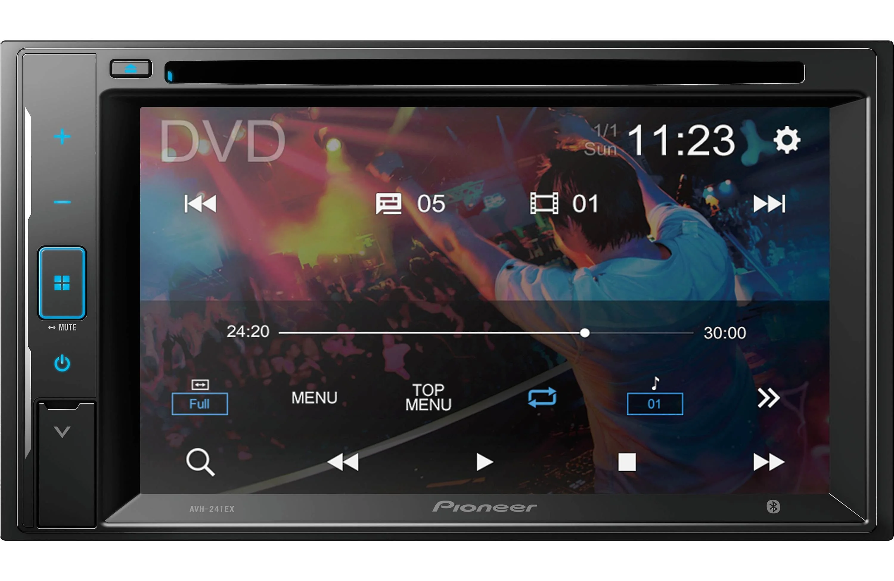 Pioneer AVH-240EX DVD Receiver with License Plate Backup CameraPioneer AVH-240EX DVD Receiver with License Plate Backup Camera