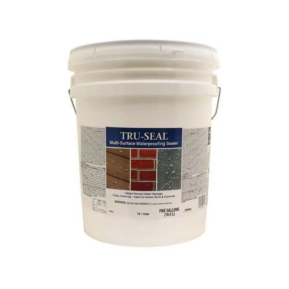 True Value Mfg TS1-5GL Multi-Surface Waterproofing Sealer, Clear, 5-Gals.