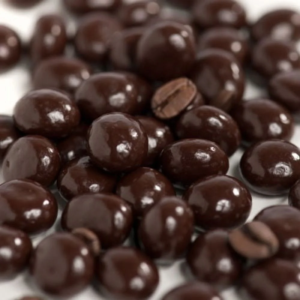 BAYSIDE CANDY DARK CHOCOLATE COVERED ESPRESSO COFFEE BEANS, 1LB