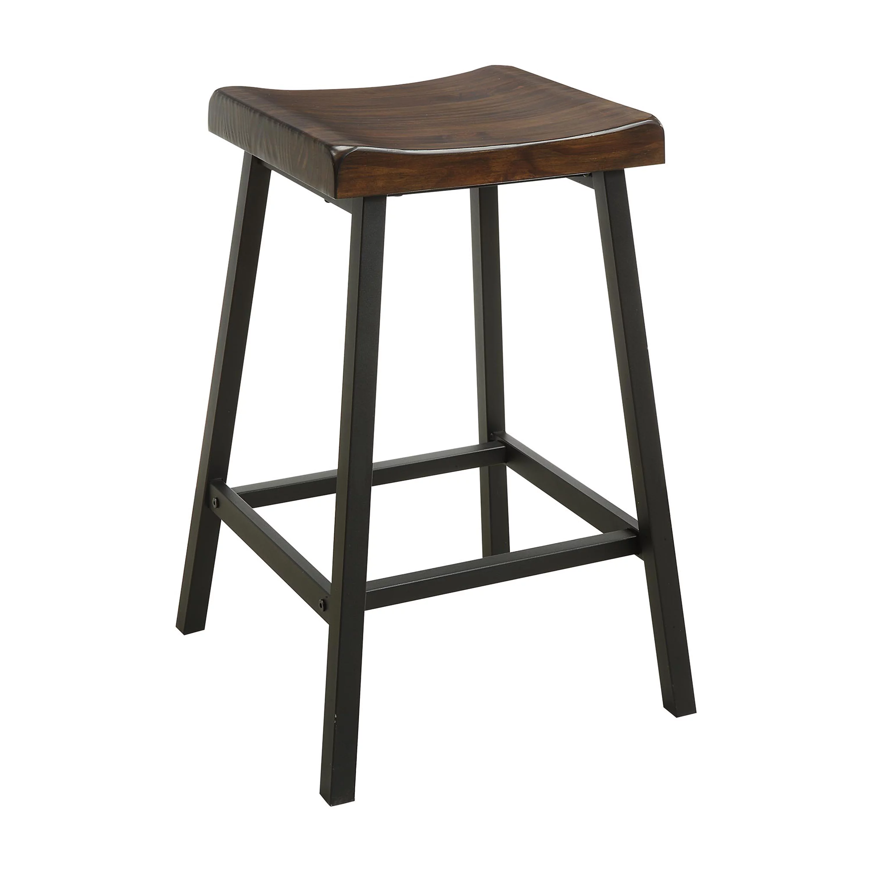 Furniture of America Deonne 3-Piece Counter Dining Set, Weathered Oak