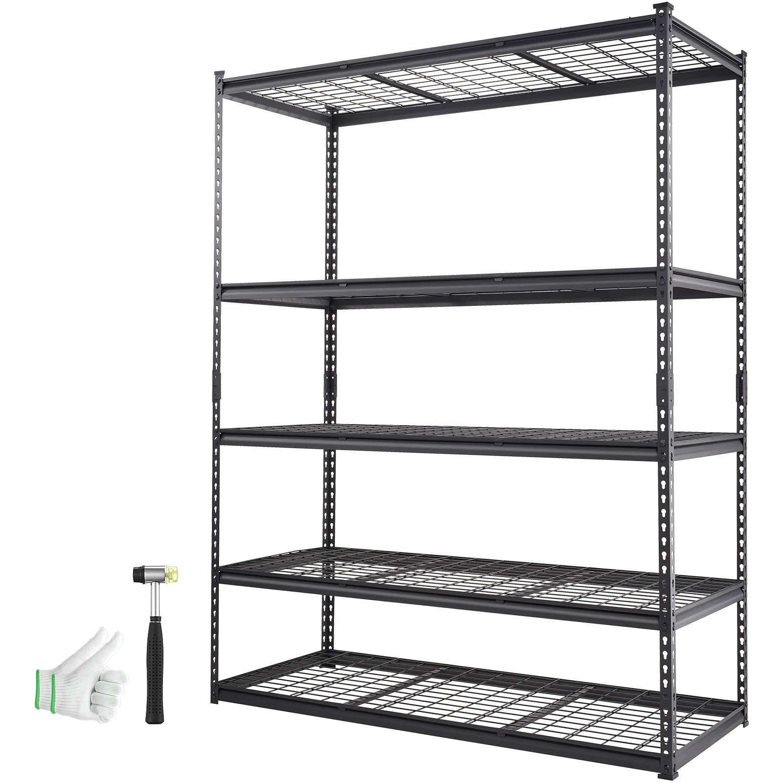 SKYSHALO Storage Shelving Unit Garage Storage Rack 5-Tier Adjustable 2000 lbs Load