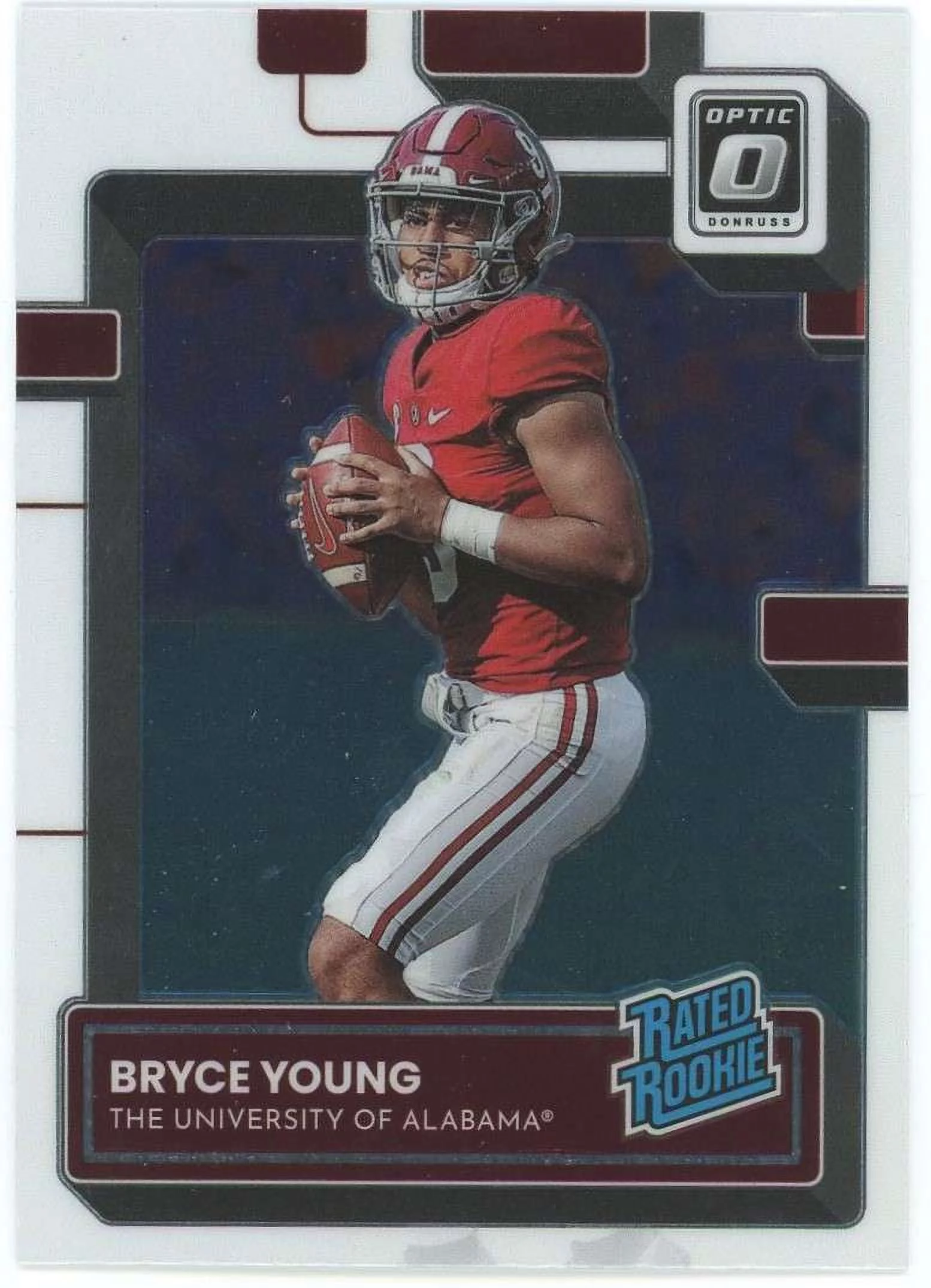 NFL 2023 Panini Chronicles Donruss Optic Draft Picks Bryce Young #1 (Rated Rookie)