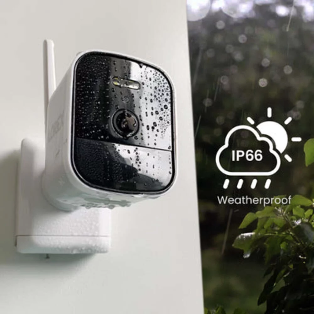 Lorex 4K NVR System with Six (6) Battery-Operated Cameras (White)