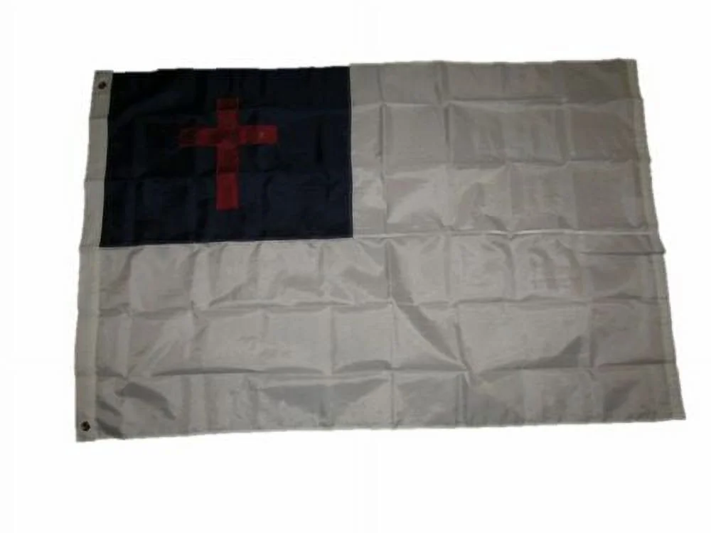 4x6 Embroidered Sewn Christian Christ Jesus 210D Nylon Flag 4'x6' GROMMETS B4L