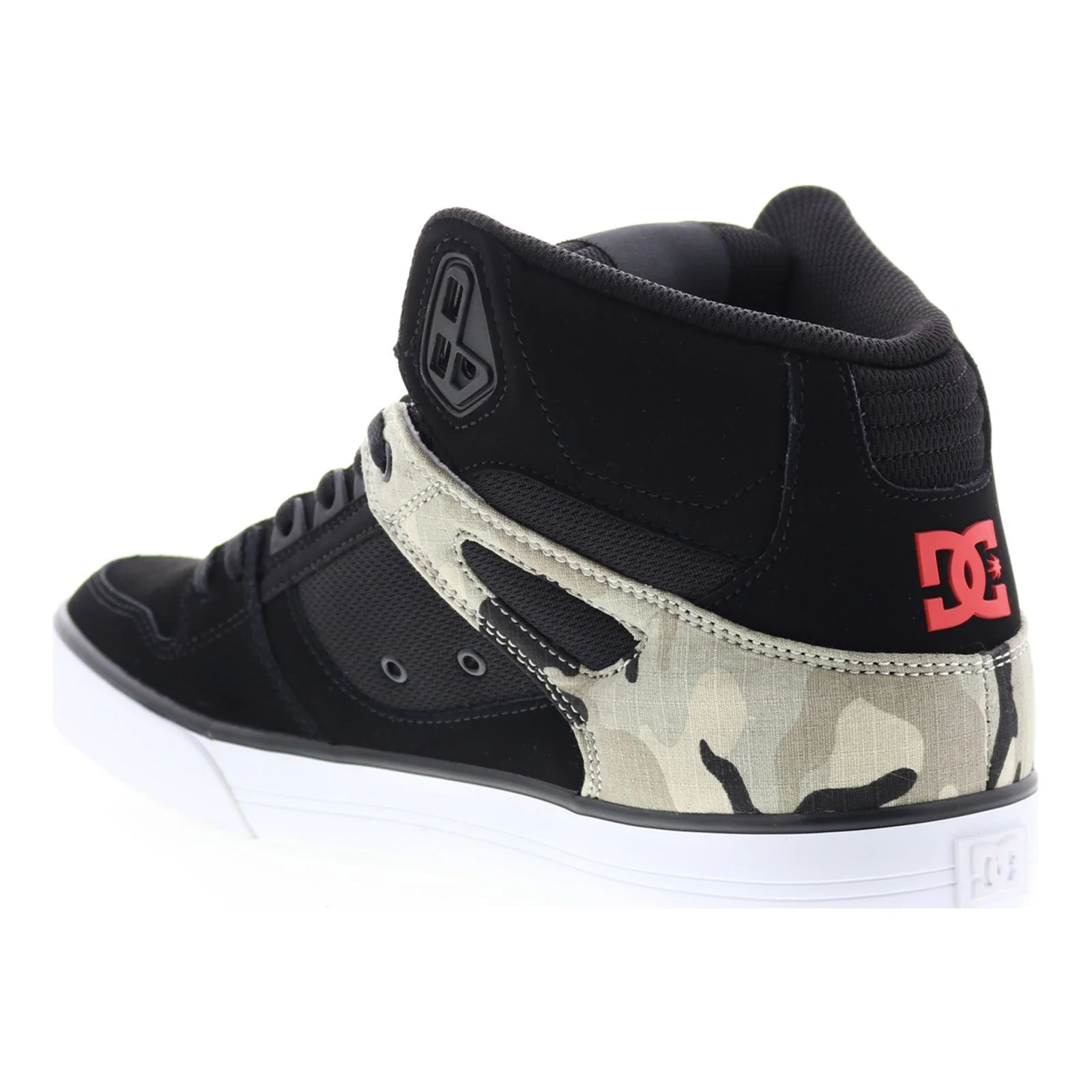DC Men's Pure High-Top Shoes - Astro Camo Black - 11