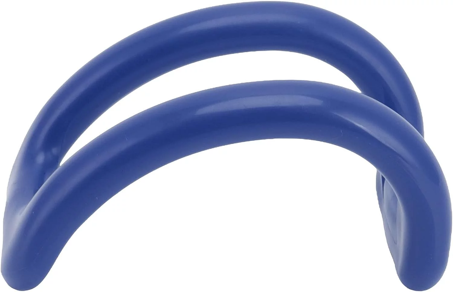 Cervical Traction Device Pillow, Neck Curvature Straightening Plastic Lightweight Cervical Traction Stretcher for Travel(Blue)