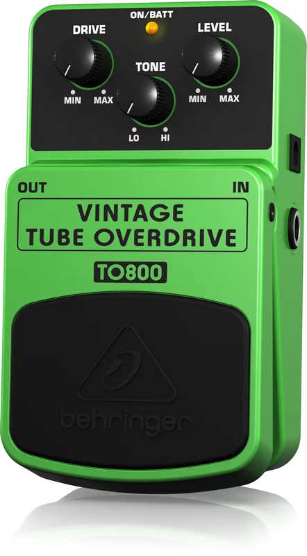 Behringer VINTAGE TUBE OVERDRIVE TO800 Vintage Tube-Sound Overdrive Effects Pedal