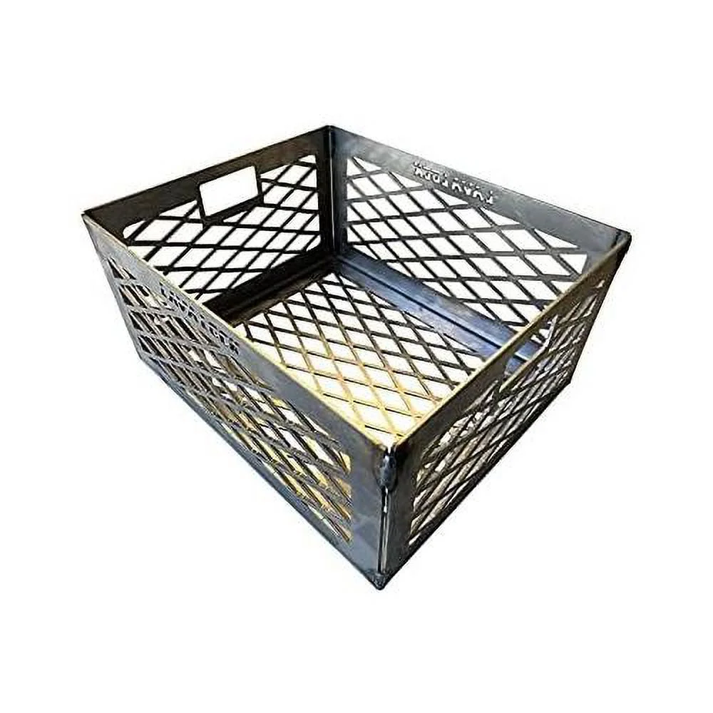 BBQ Charcoal Basket 12 X 10 X 6 Inch Vertical Horizontal Or UDS Smoker Coal Firebox