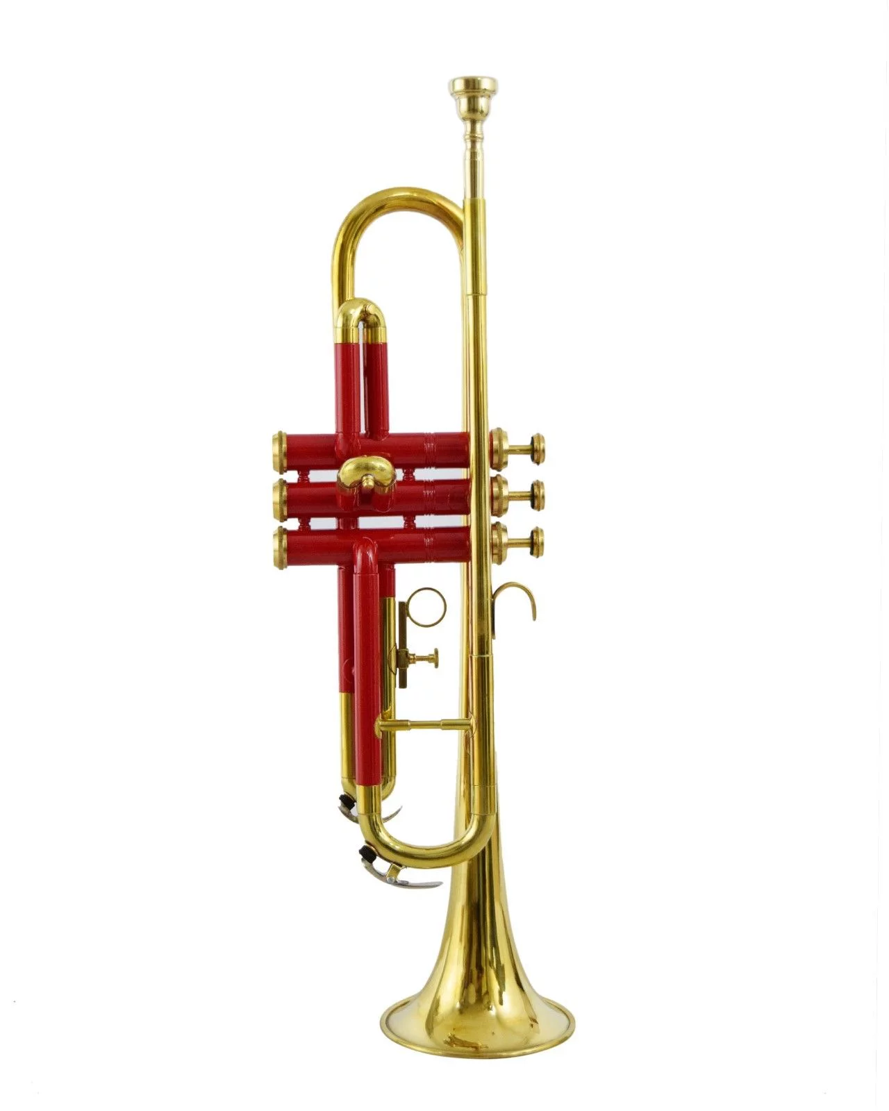 Trumpet Red And Brass Finish Bb Pitch With Hard Case Bag And Mouthpiece
