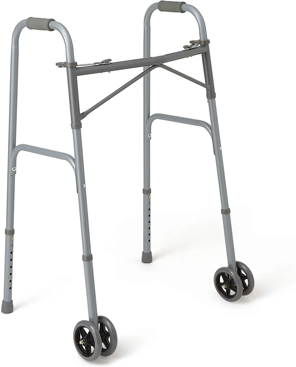 Heavy Duty Bariatric Extra Wide Folding Walker wtih 5