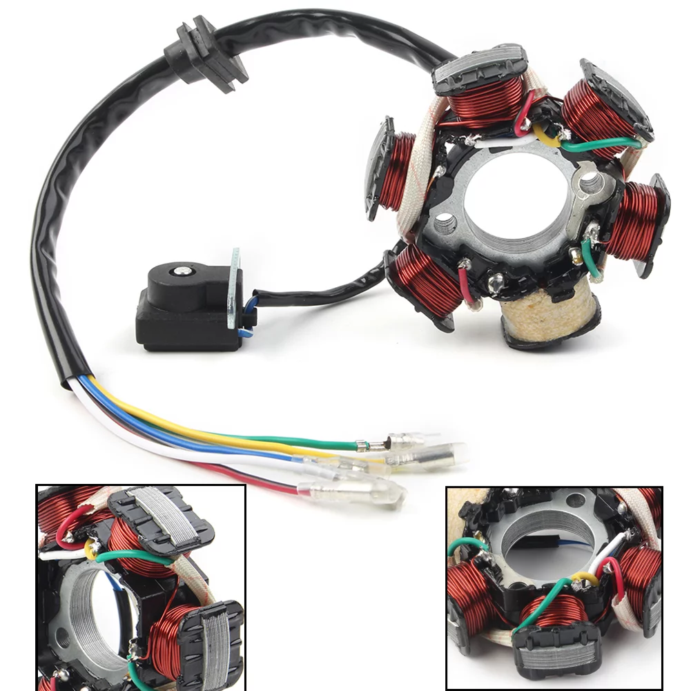 ZS 6 Coil Stator Magneto for GY6 50 110 150cc 4 stroke Scooter Moped Go Kart ATV TaoTao Sunl