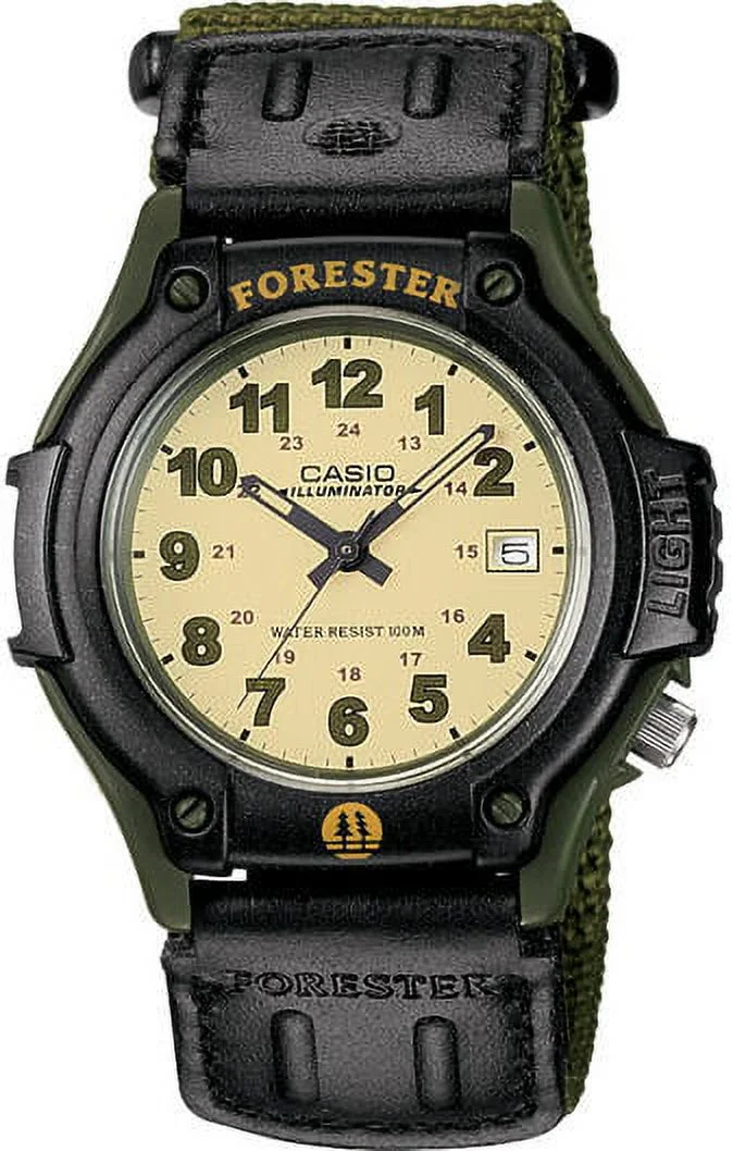 Men's FT500WVB-3BV Green Cloth Quartz Watch