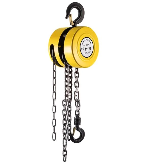 Vevor  2200 lbs Hand Chain Hoist, Yellow