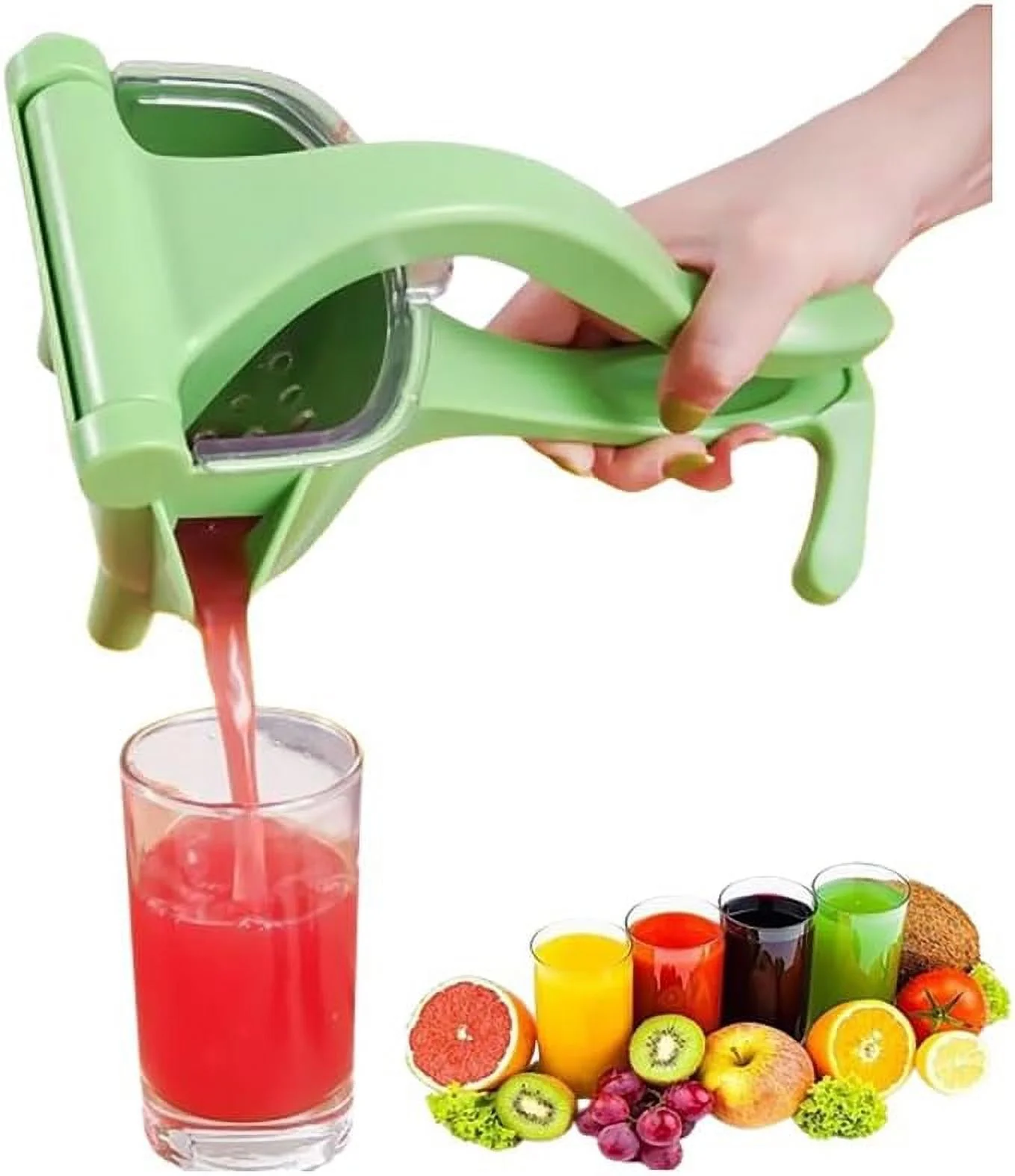LANFENG Stainless Steel Juicer Hand Press Heavy Duty Manual Juice Extractor Maker for Lemons Oranges Lime Grapefruit Citrus Juicer and Lemon Squeezer