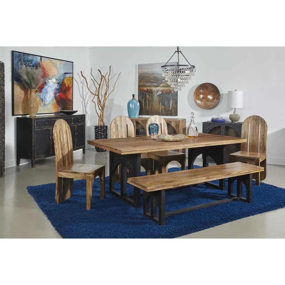 Coast To Coast Imports Cassius Gateway II Solid Wood Dining Table in Natural