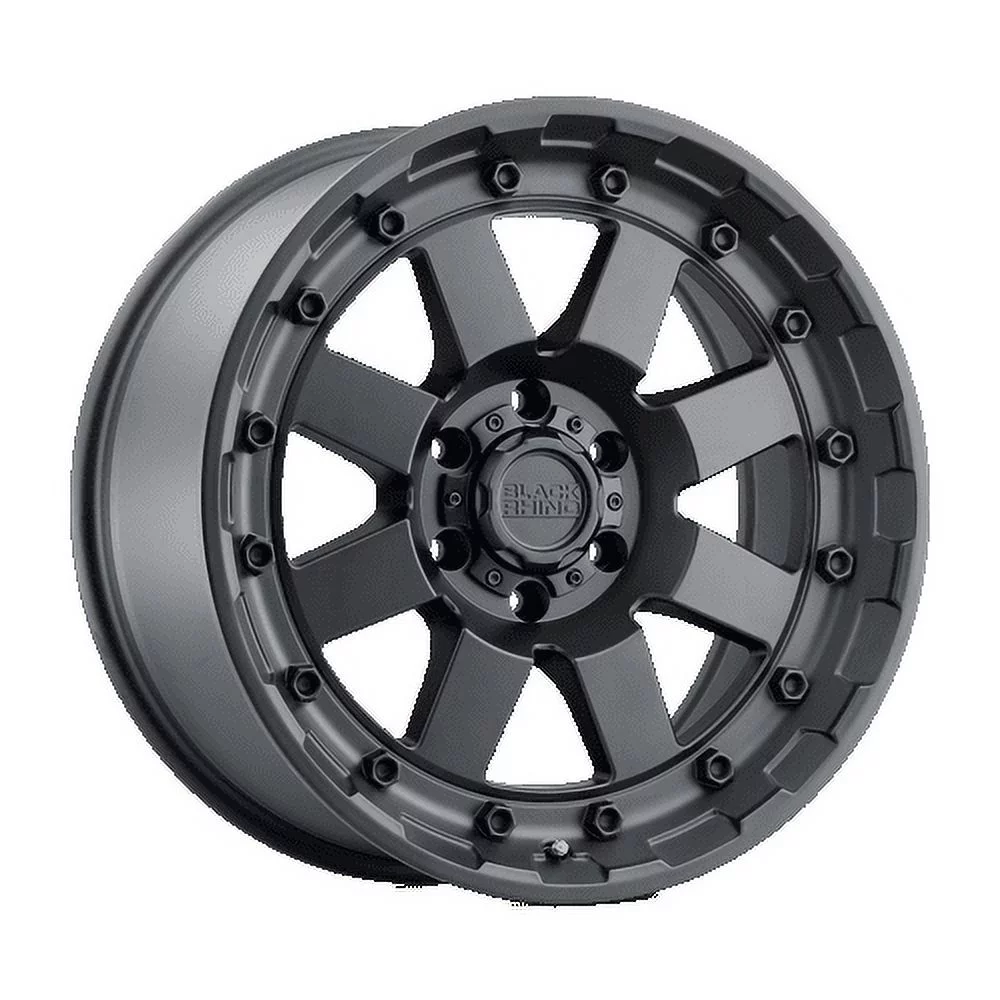 Black Rhino Aluminum Rim CLEGHORN 17X8.5in Matte Black Finish, 1785CGH-88165M22
