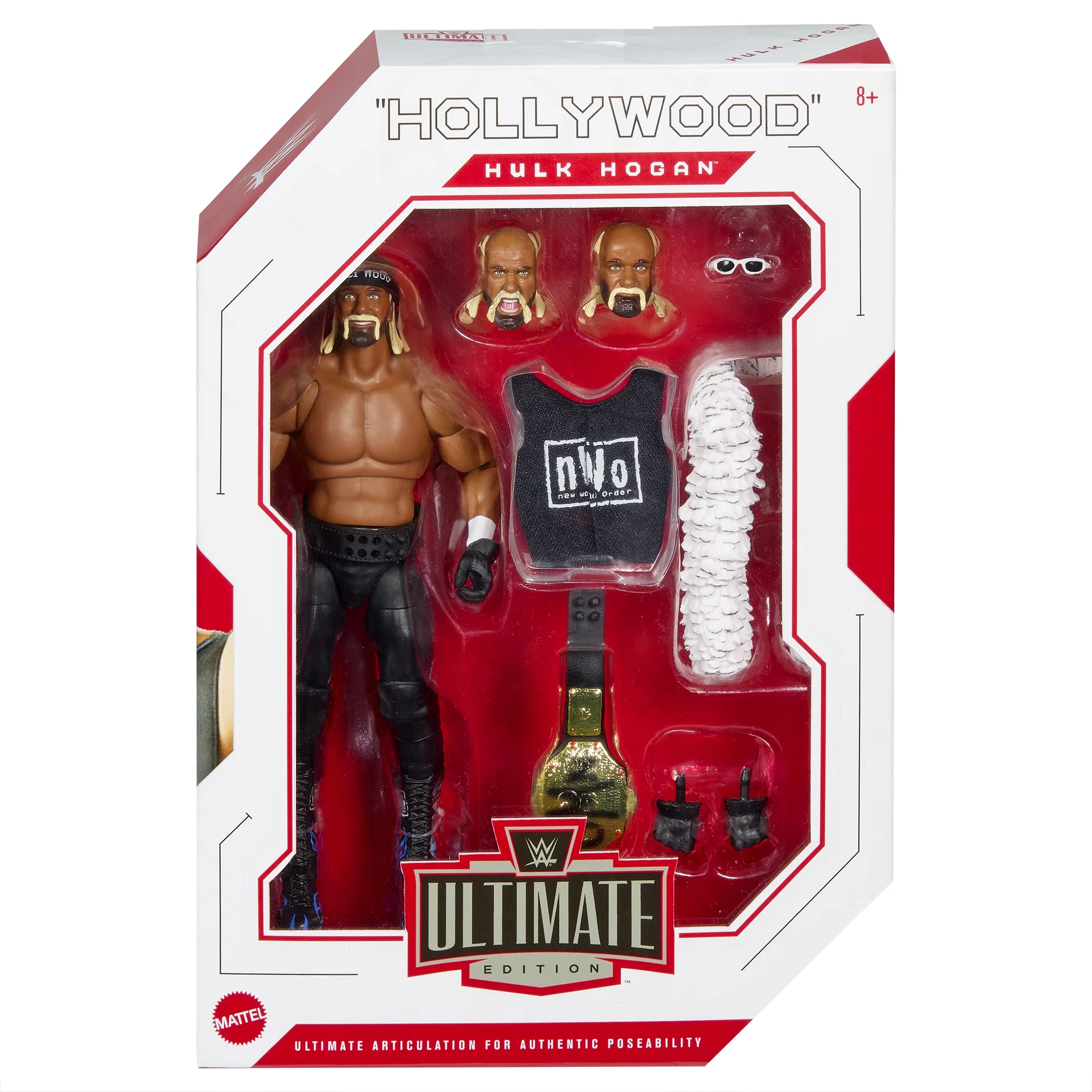 Hollywood Hulk Hogan - WWE Best of Ultimate Edition 3 Mattel WWE Toy Wrestling Action Figure