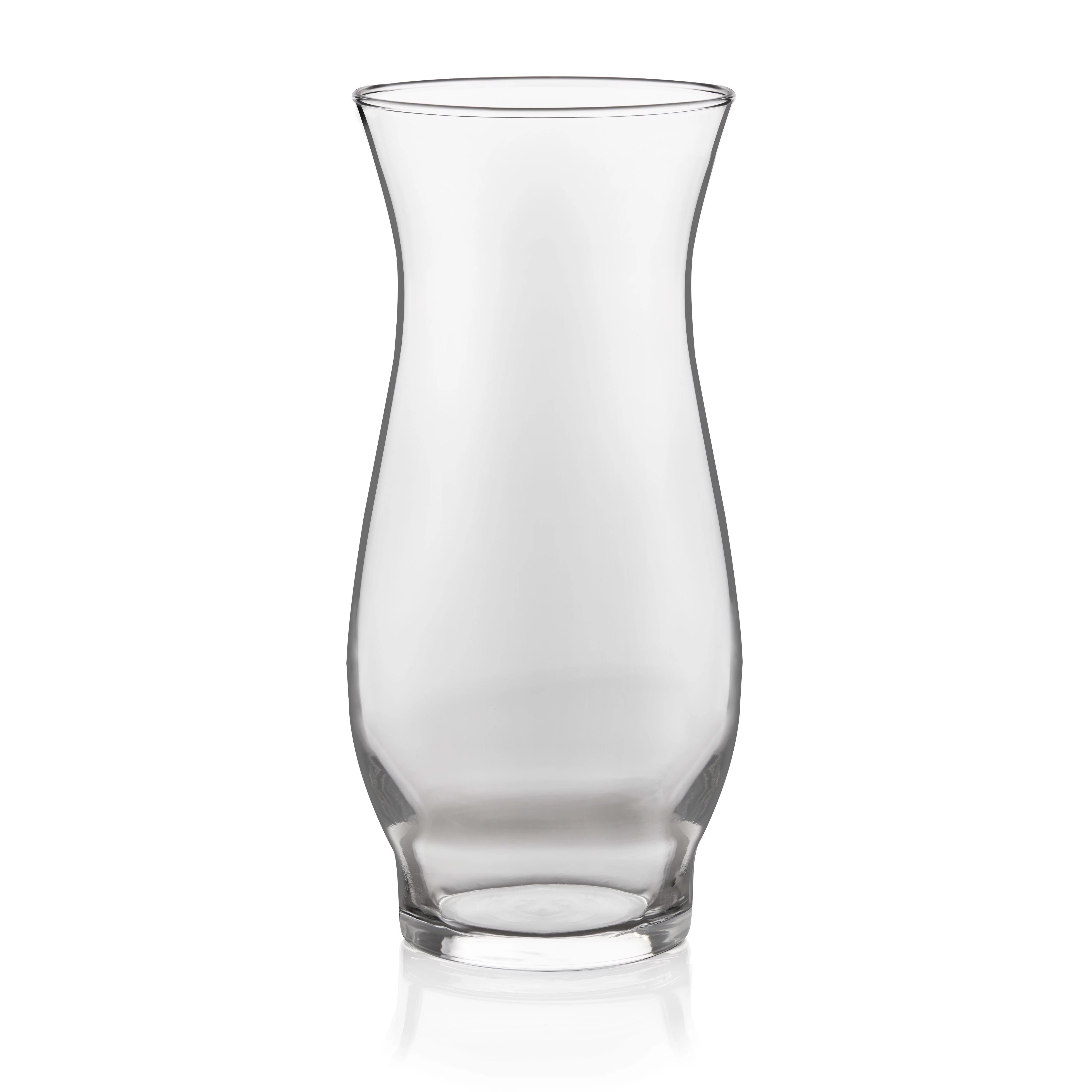 Libbey Hana Glass Vase, 8.5-inch, Set of 4