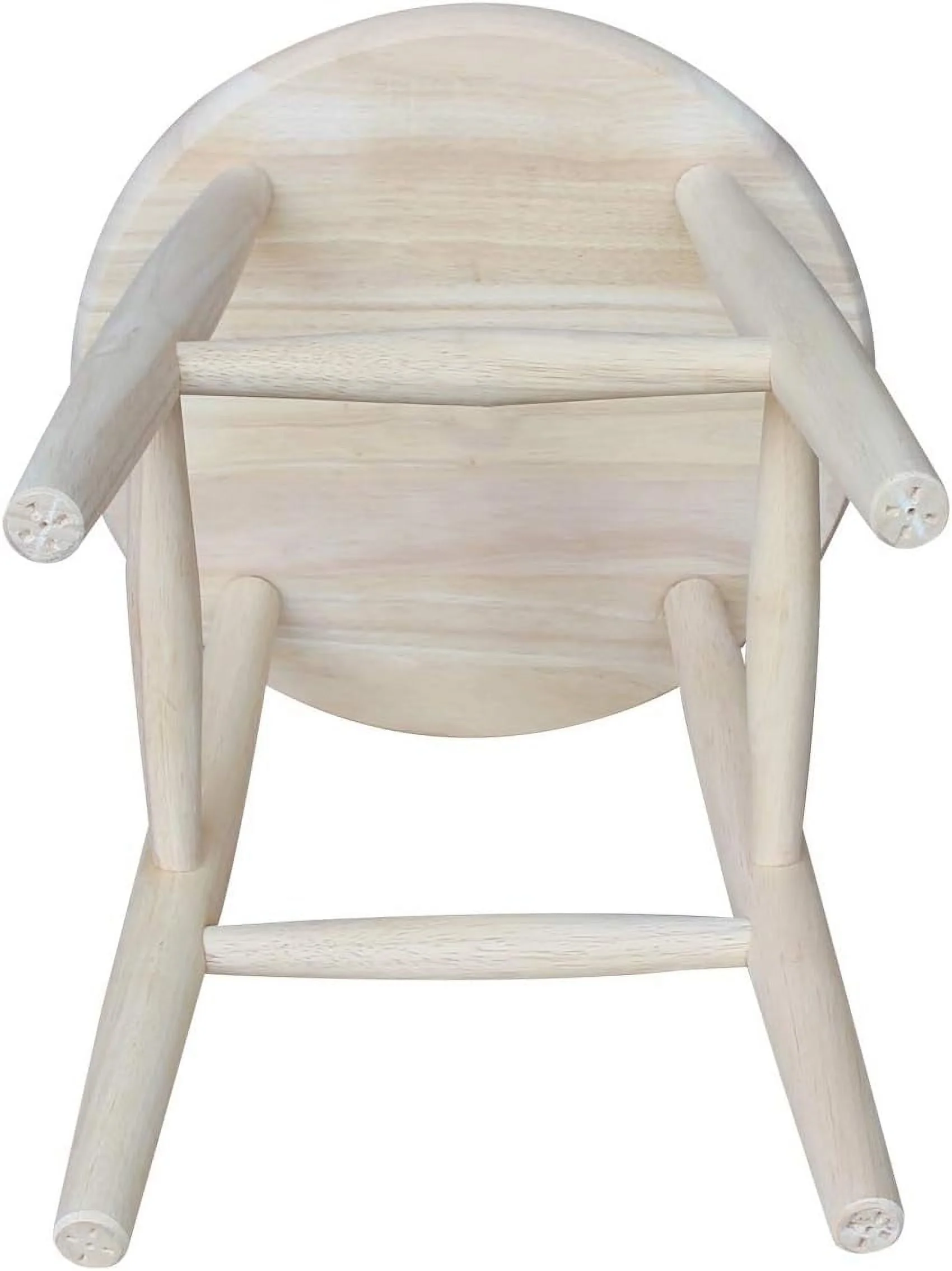 Swivel Stool Barstool, 18 Inch, Unfinished