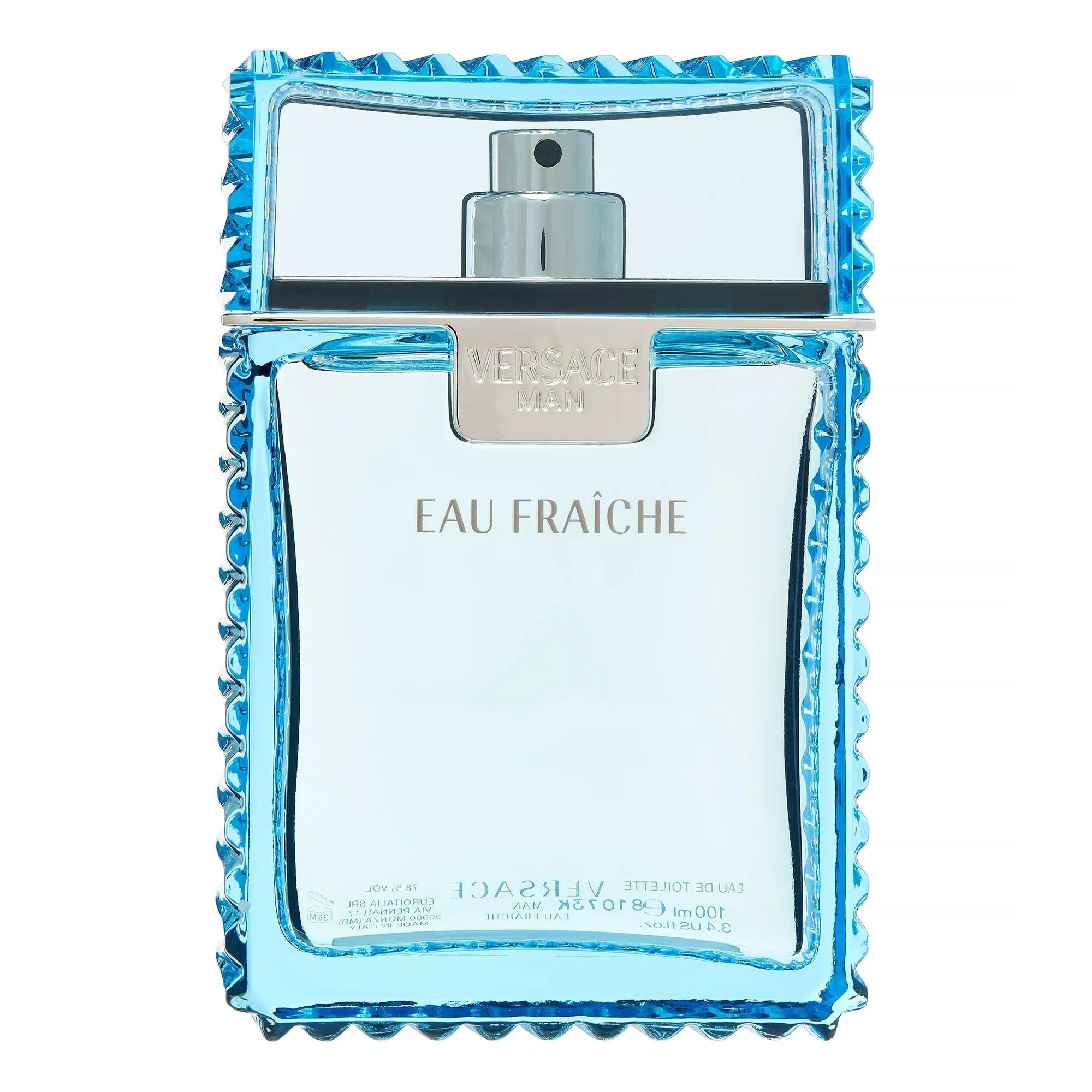 VersaceMan Eau Fraiche Eau de Toilette, Cologne for Men, 3.4 Oz