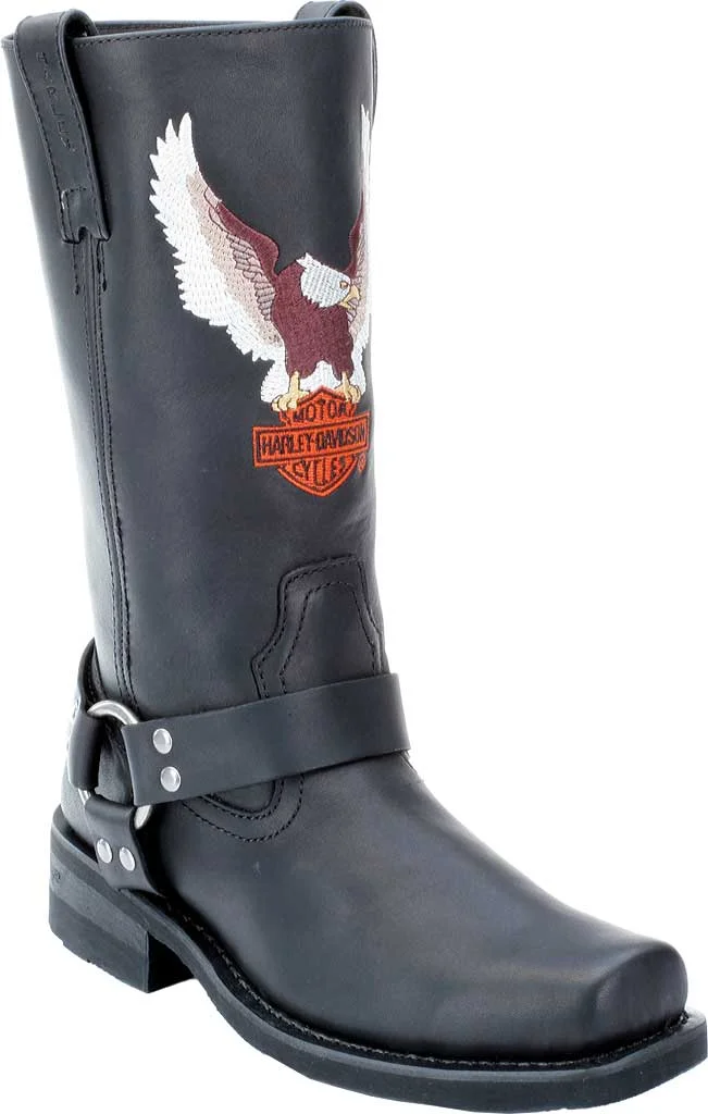 Men's Harley-Davidson Darren Black Leather 11.5 M