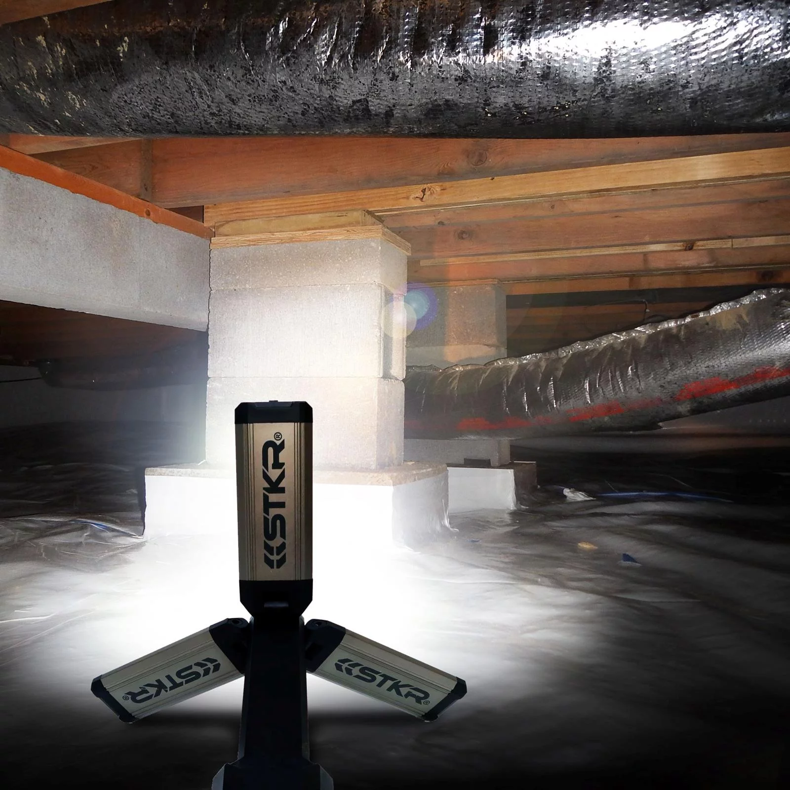 STKR 12681 TRi-Mobile Light, LED, Rechargeable W/ Tripod Stand