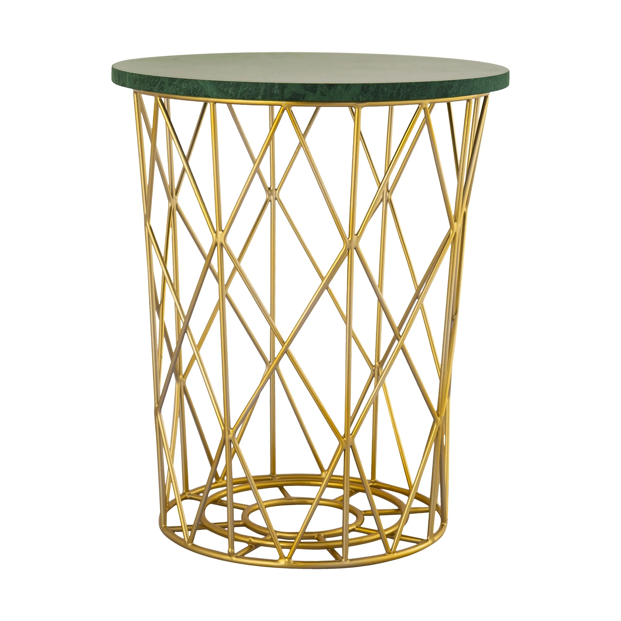 Elk Home 14-Inch Wide Minter Accent Table, Modern/Contemporary, Gold
