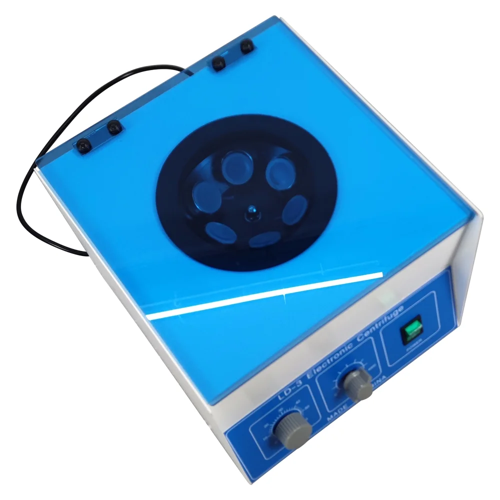 Techtongda Electric Benchtop Centrifuge Lab Medical Practice 50ml*6 LD-3