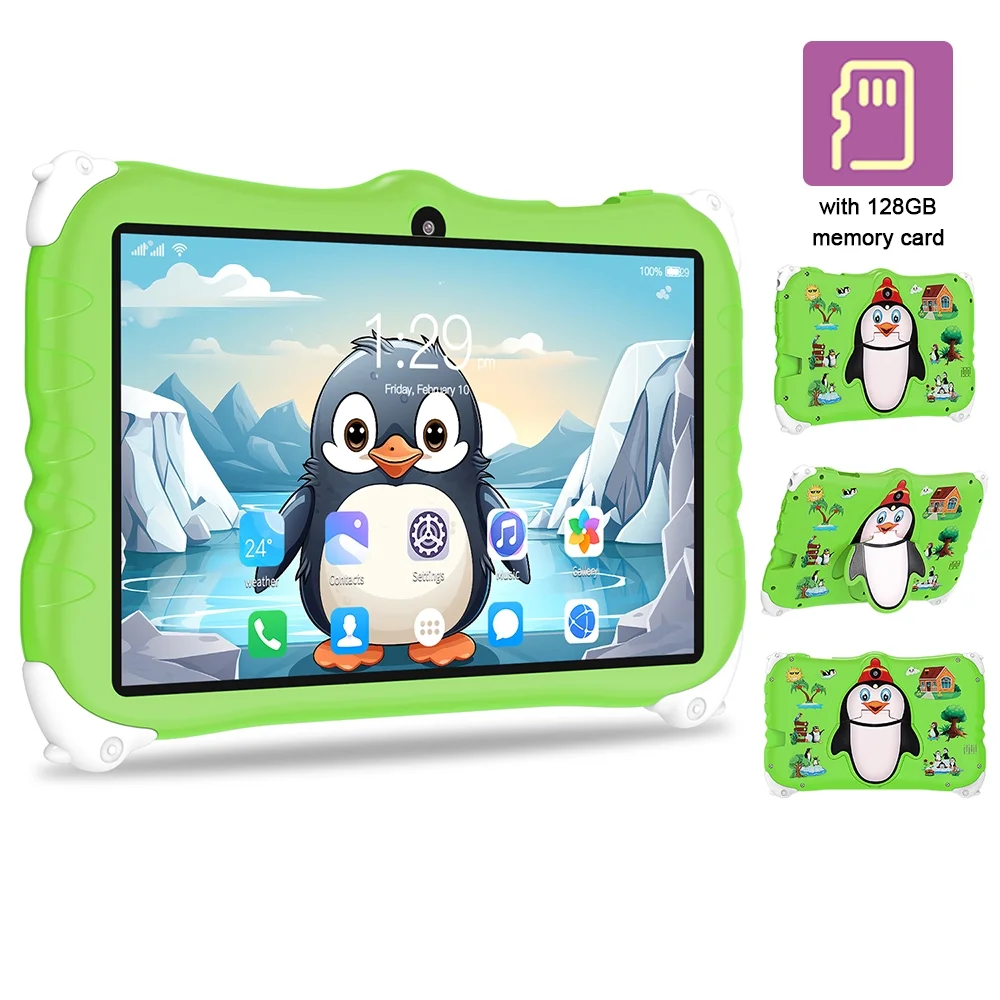 moobody Tablet 7 inch Android 10 4GB+64GB, High Clear Screen, Learning Tablet with 5000mAh Battery, Safe for Kids