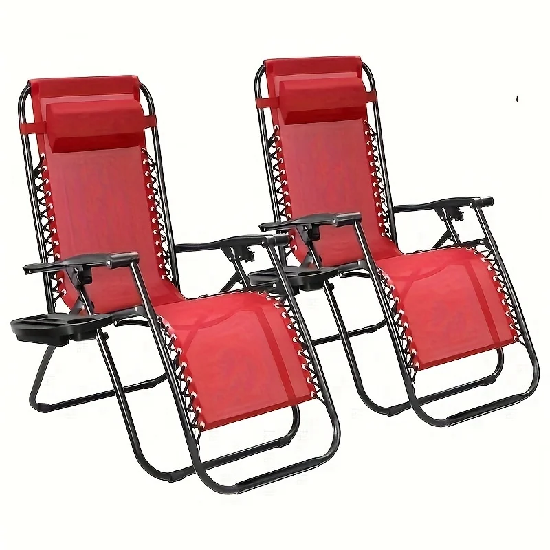 Folding Zero Gravity Chair (Set of 2)