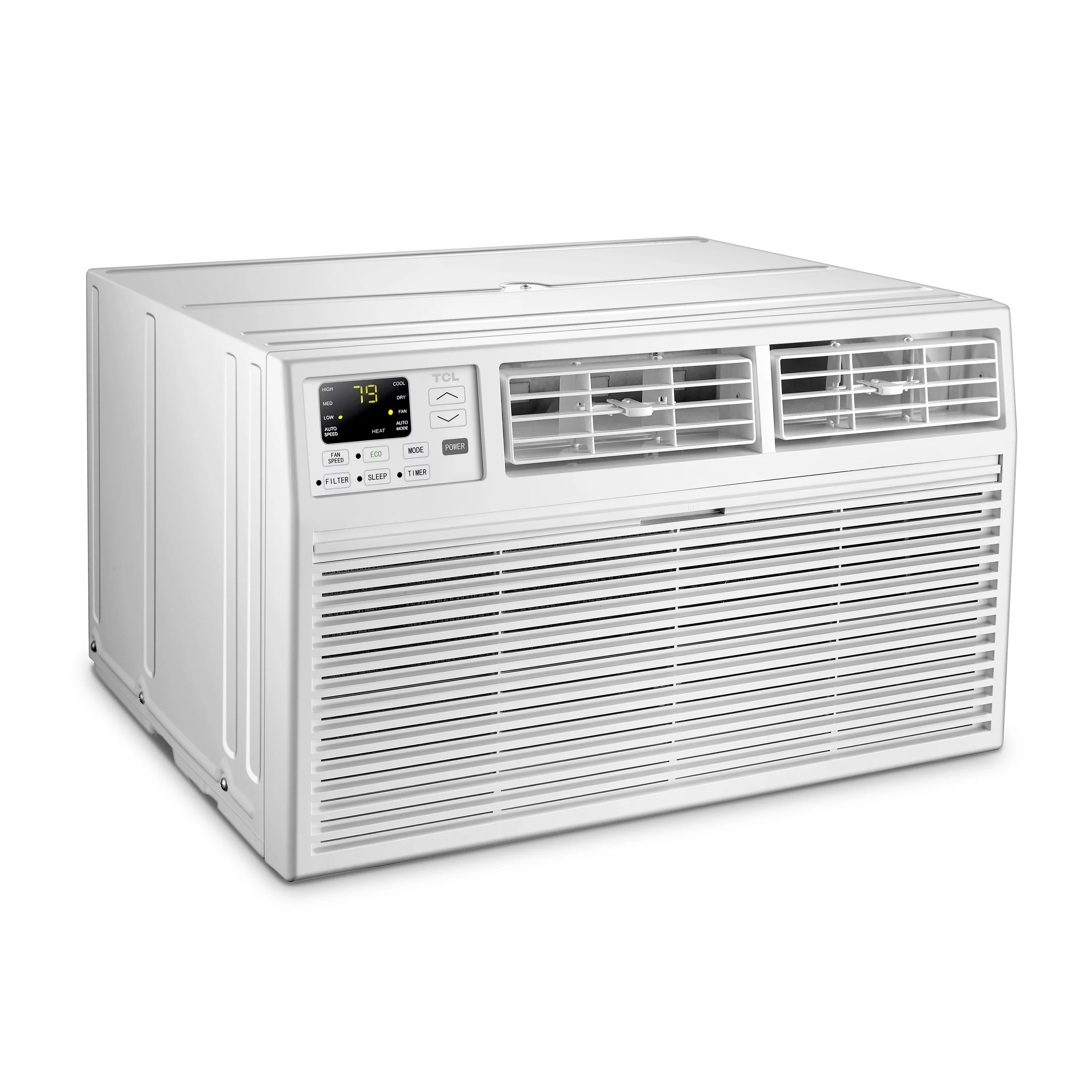 TCL Home Smart 12,000 BTU Through-the-Wall Air Conditioner, 230V, E-Star, Remote Included, White, W12T9EX1-A