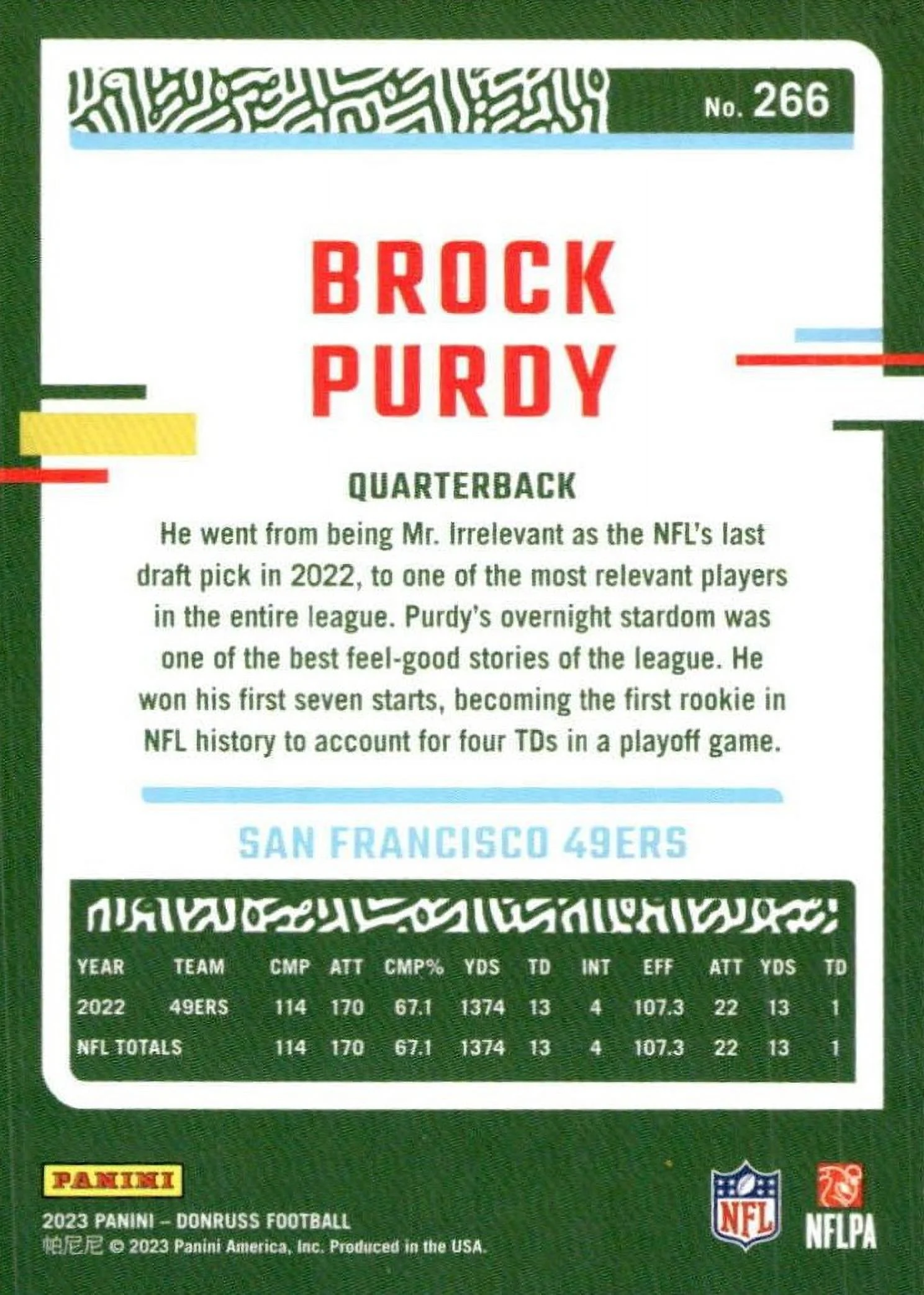 2023 Donruss San Francisco 49ERS NFL Team Collection Hanger Set