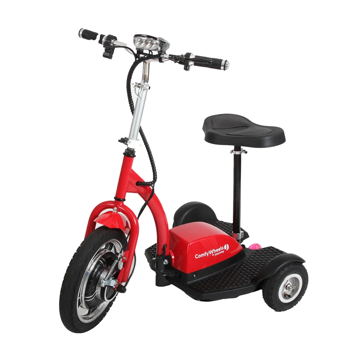 Journey Comfy Wheels 3 Wheel Scooter - Red