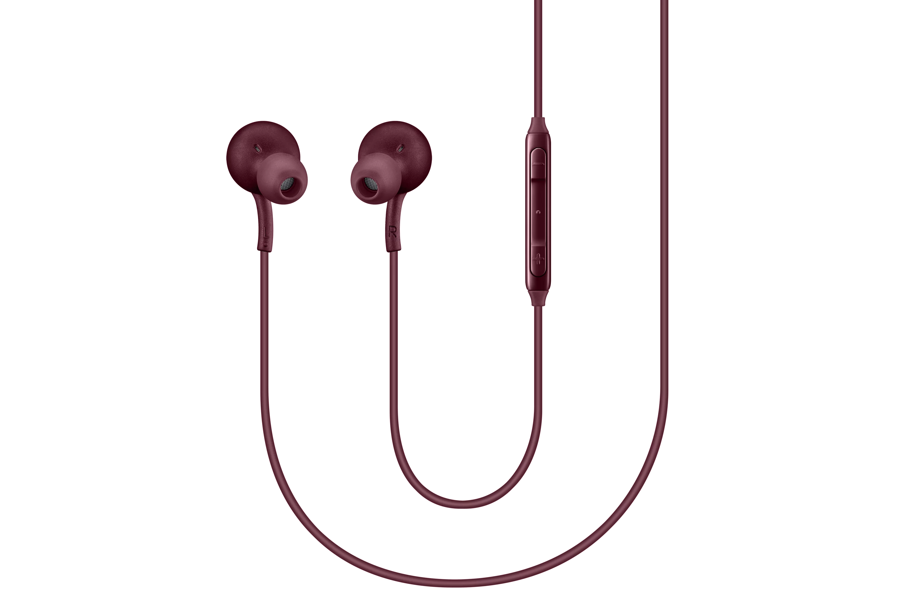 Samsung Earphones Corded Tuned by AKG (Galaxy S8 and S8+ Inbox replacement), Burgundy