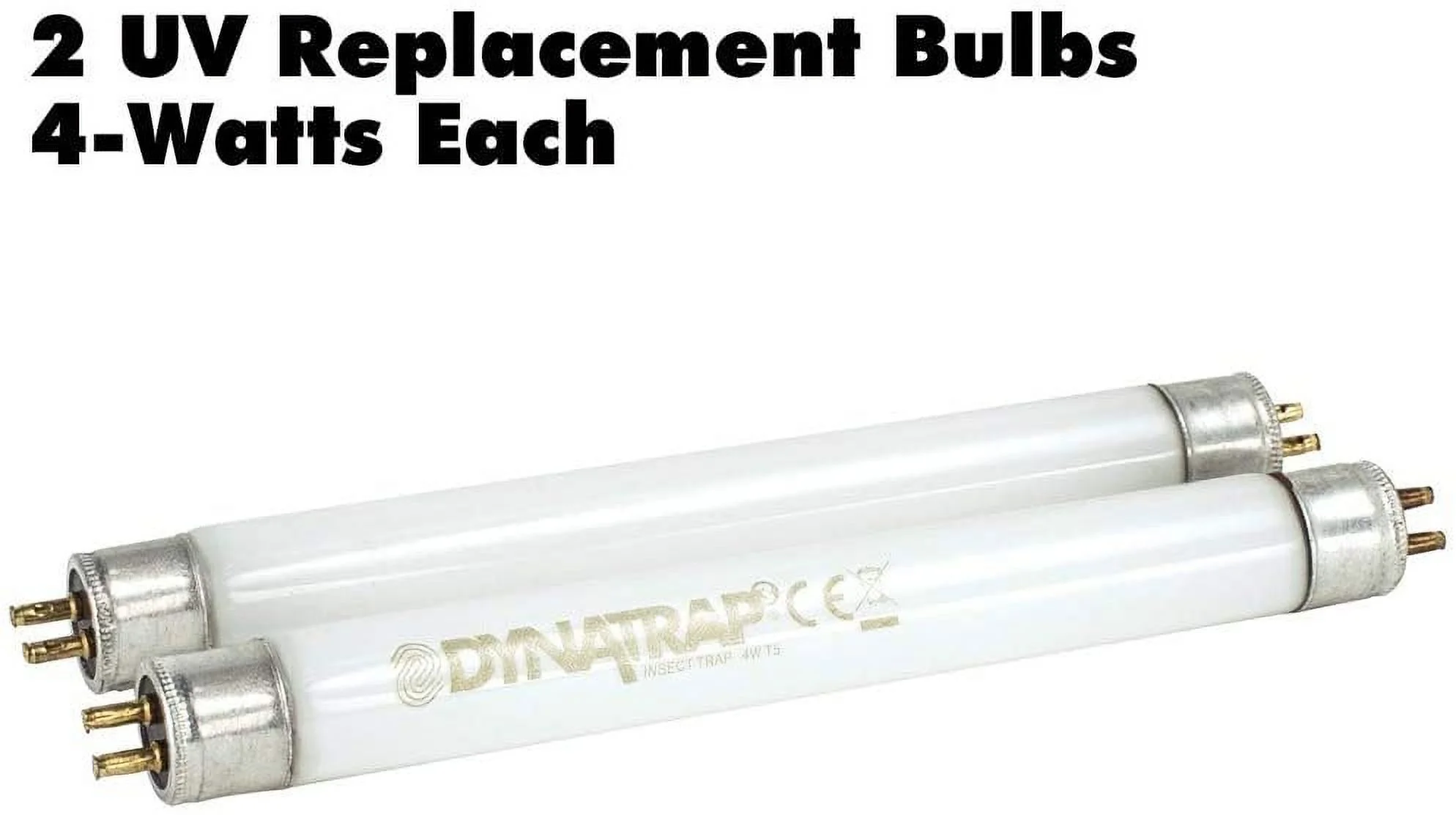 DynaTrap 31050 4-Watt Insect and Mosquito Trap Models DT1000 and DT0500IN 4W Uv Replacement Bulb, 2 Count