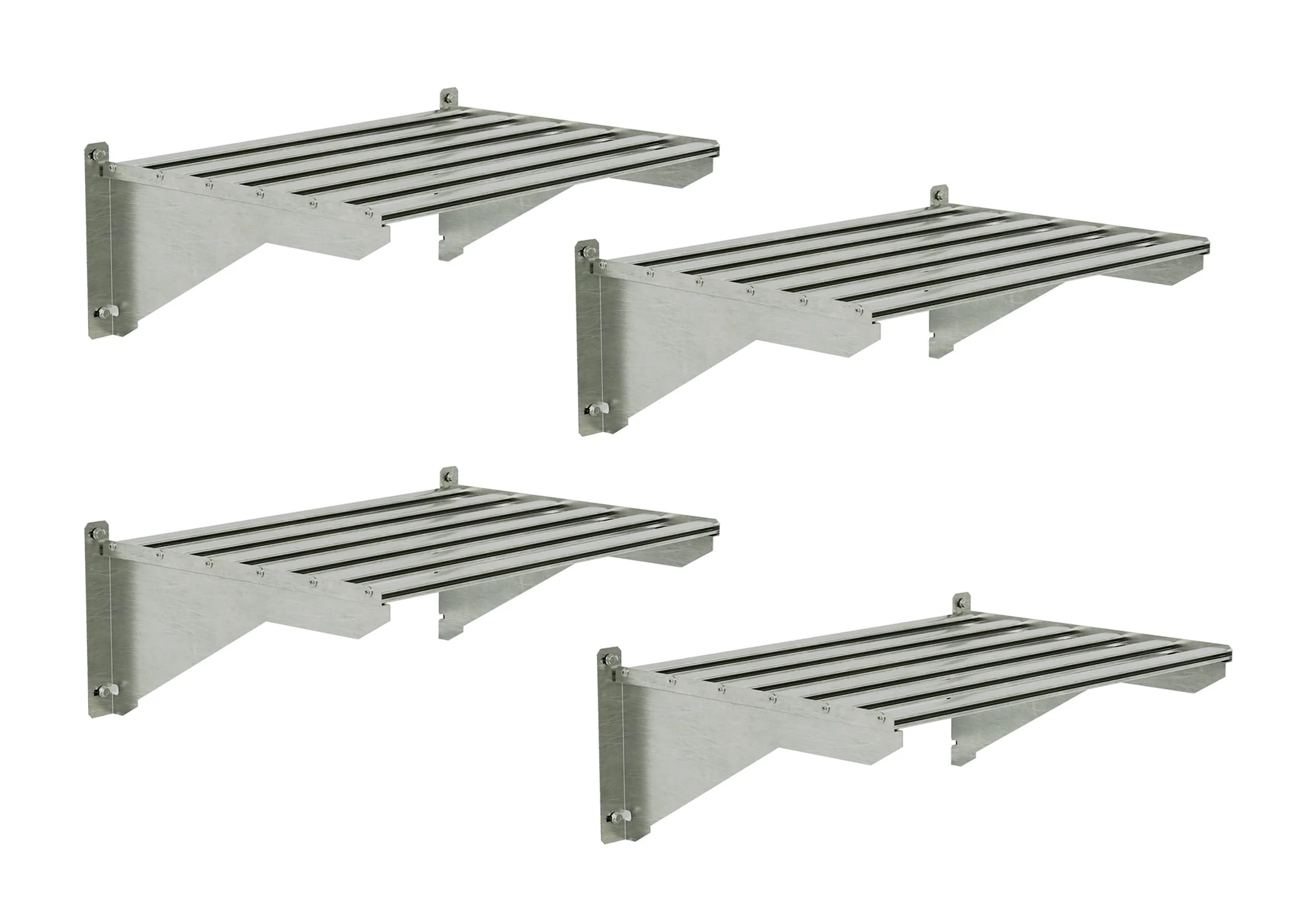 Palram - Canopia Heavy Duty Greenhouse Shelf Bundle (4 Shelves)